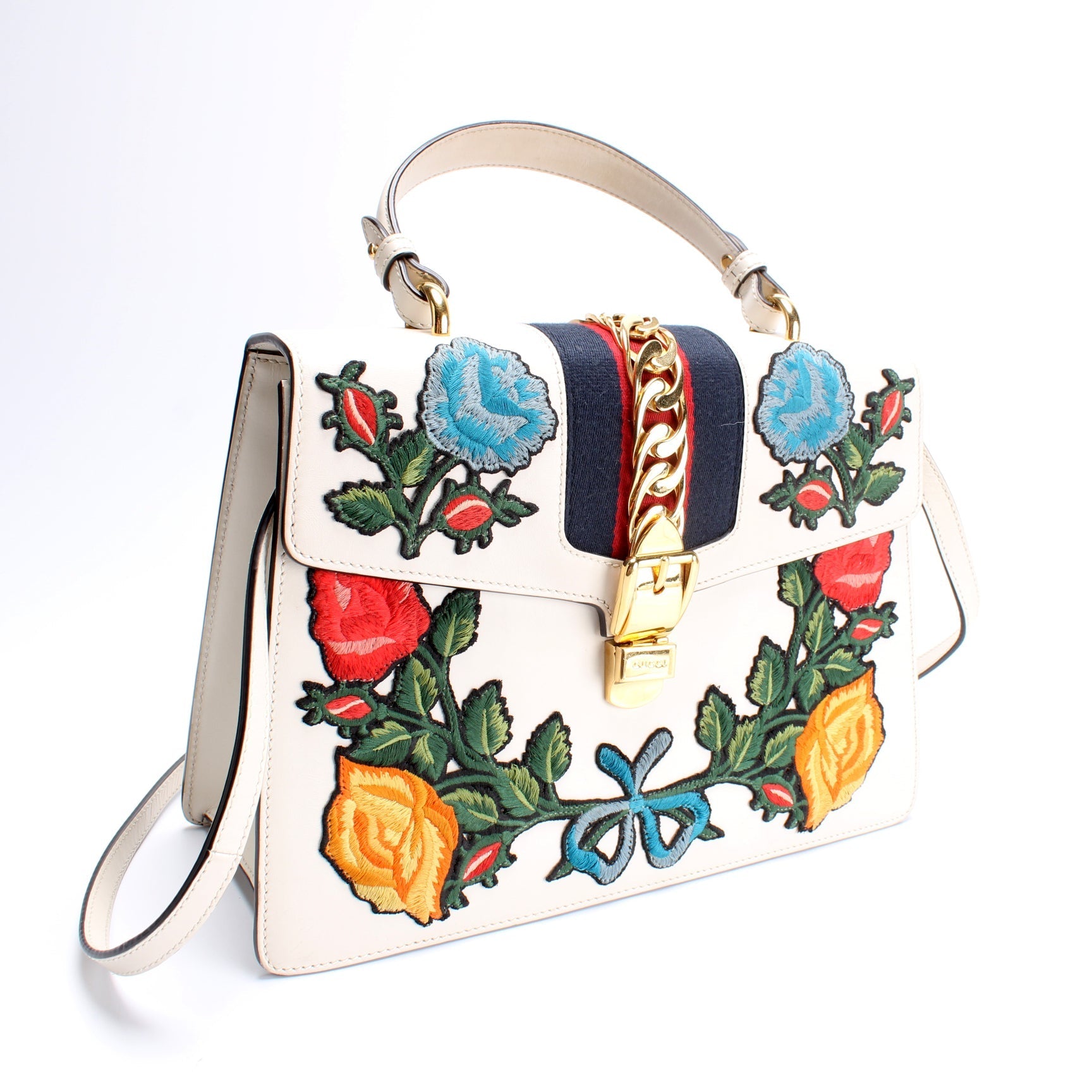 Gucci Sylvie Medium Top Handle Handbag