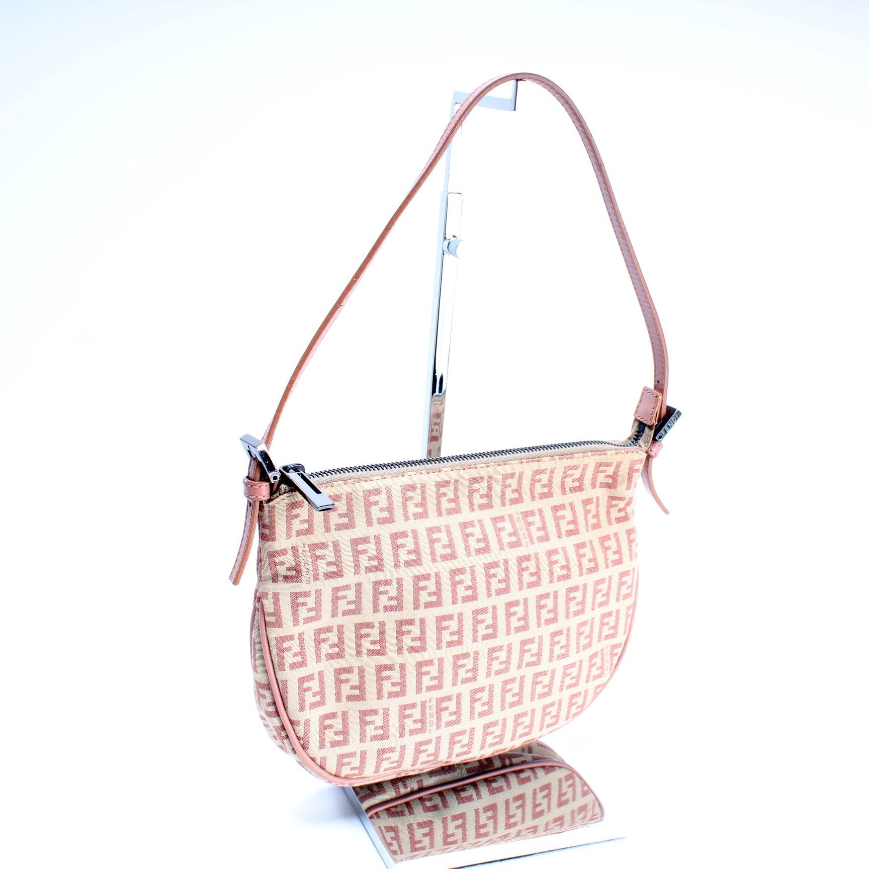 Fendi 8Br312 Zucca Pochette Bag Travel Bag
