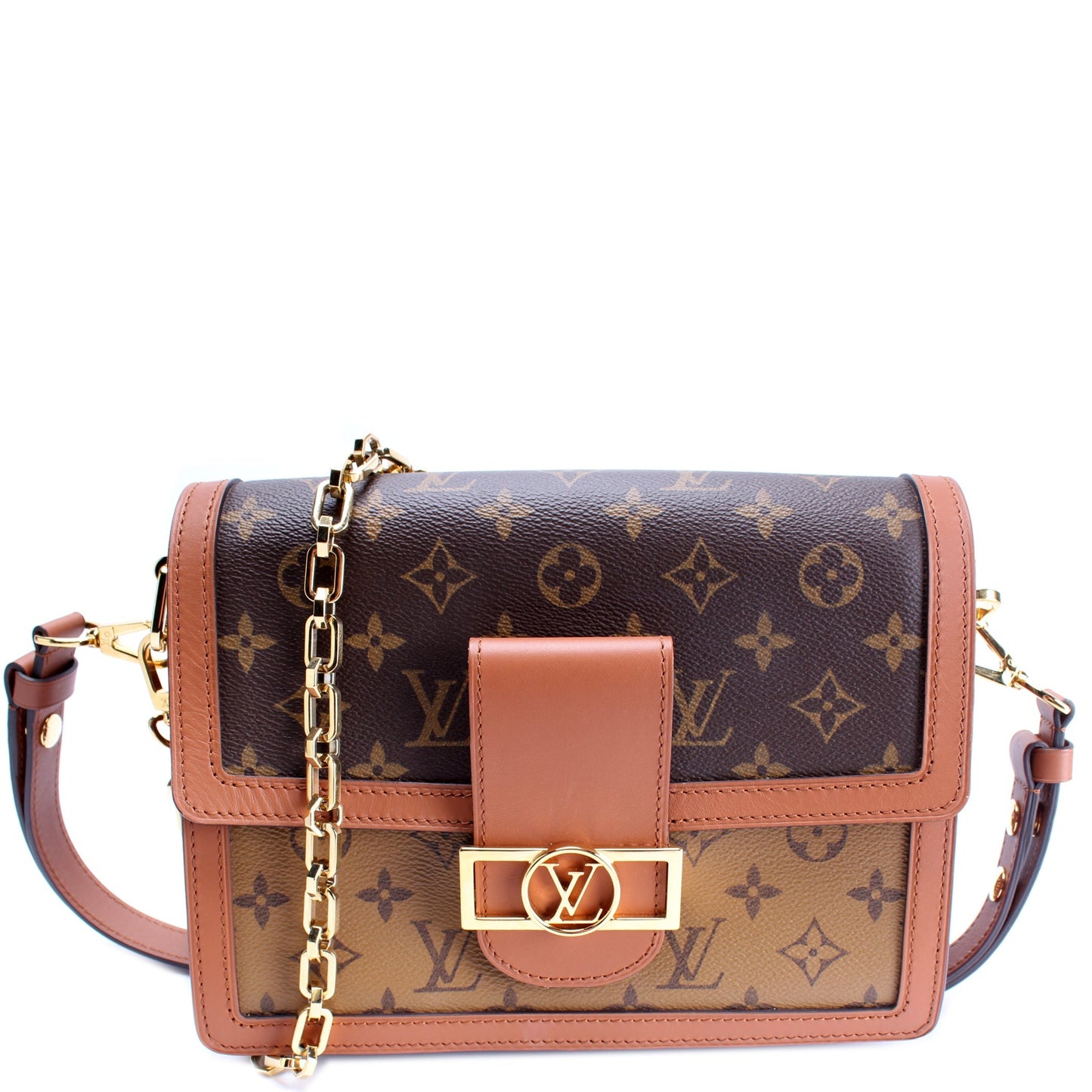 Louis Vuitton Dauphine MM Reverse Monogram Handbag
