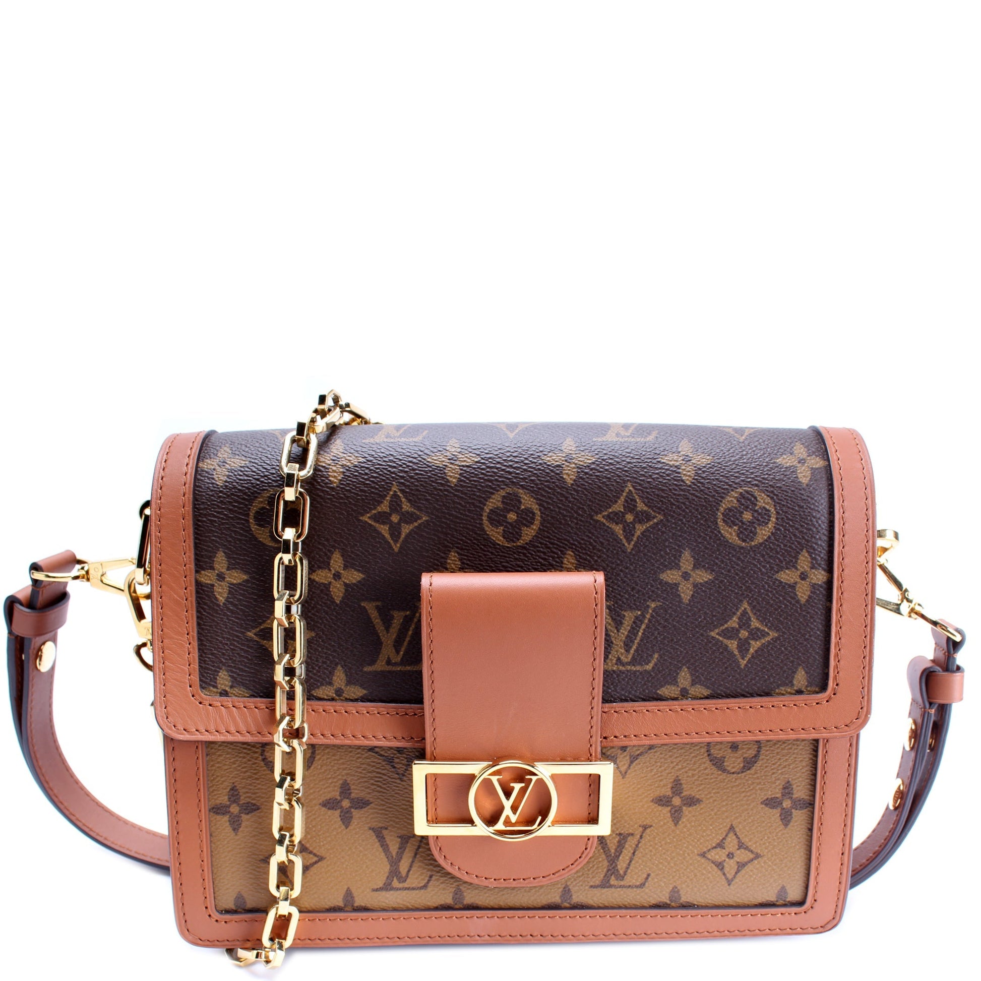 Louis Vuitton Dauphine MM Reverse Monogram Handbag