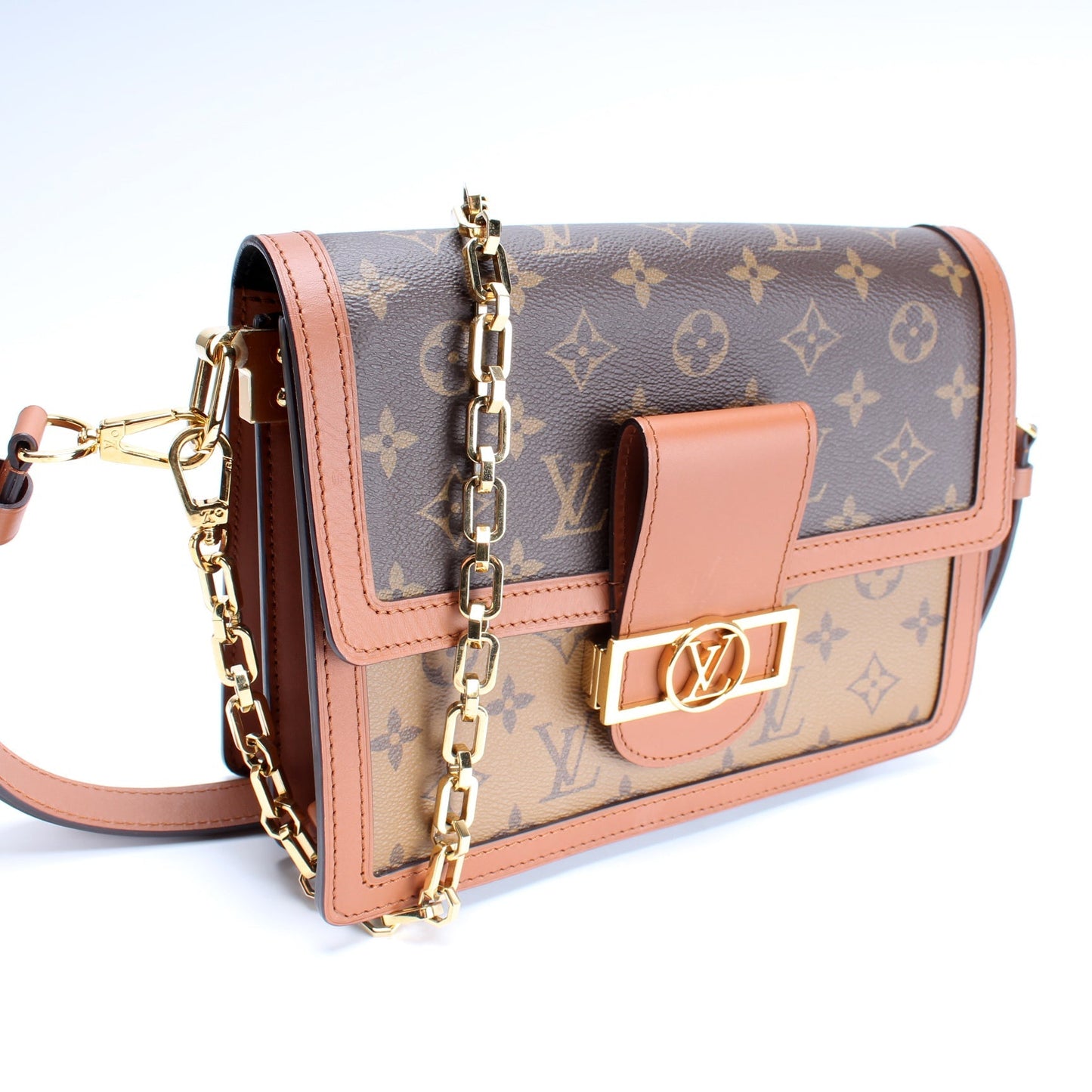 Louis Vuitton Dauphine MM Reverse Monogram Handbag