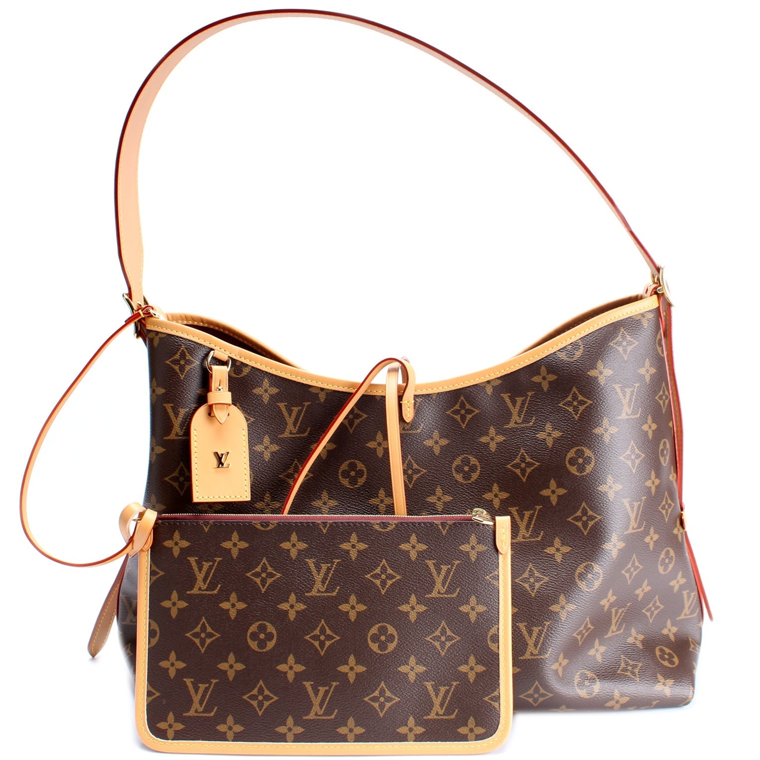 Louis Vuitton Carryall MM NM Monogram Handbag