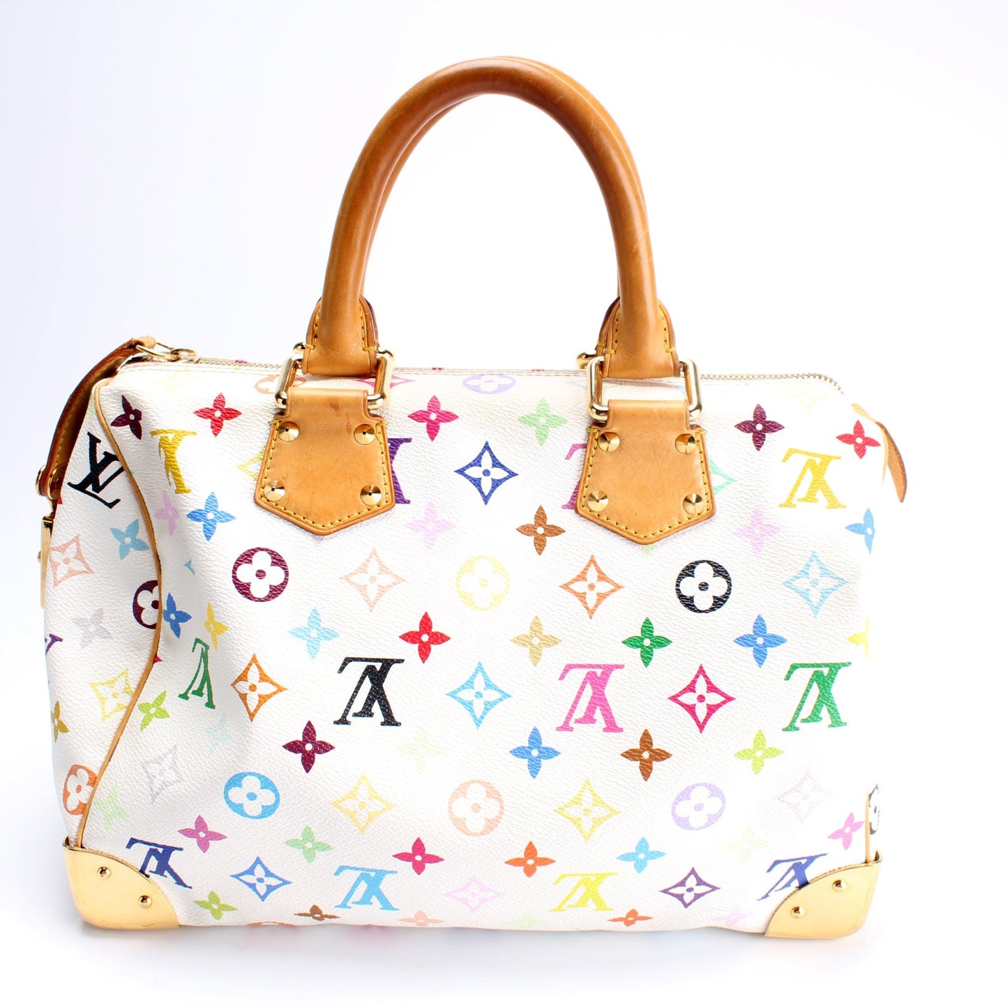 Louis Vuitton Speedy 30 Monogram Multicolor Handbag Monogram 6