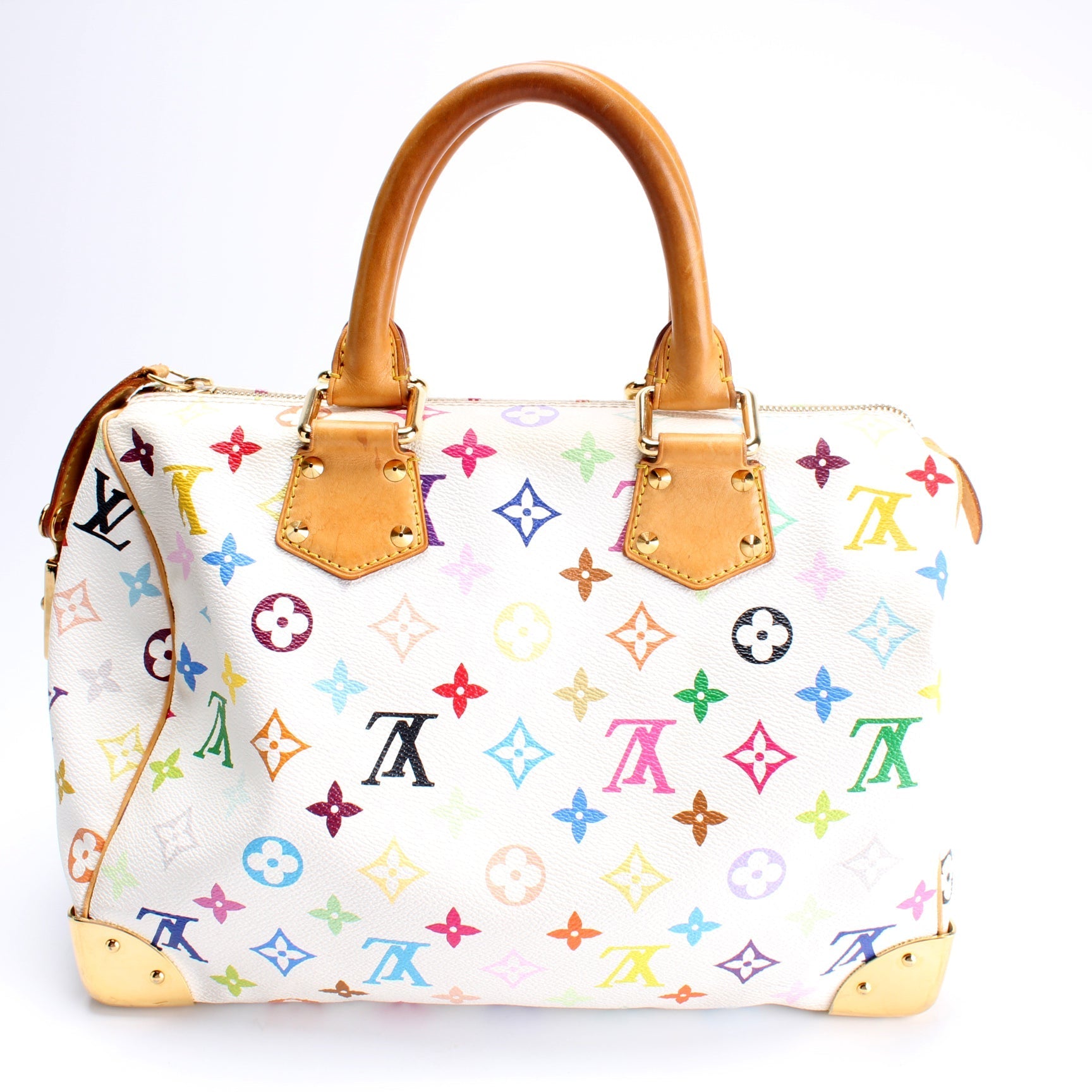 Louis Vuitton Speedy 30 Monogram Multicolor Handbag Monogram 6