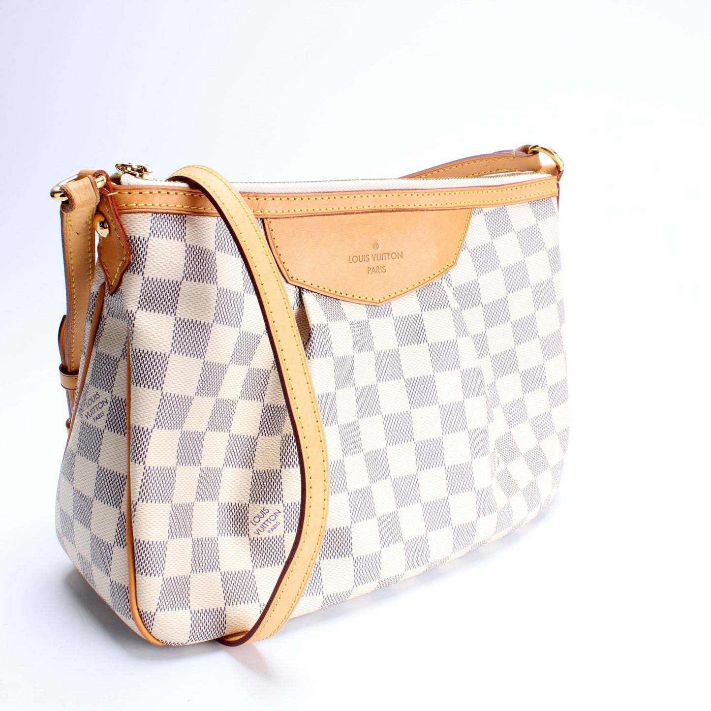 Louis Vuitton Siracusa Azur PM Damier Handbag Azur 5