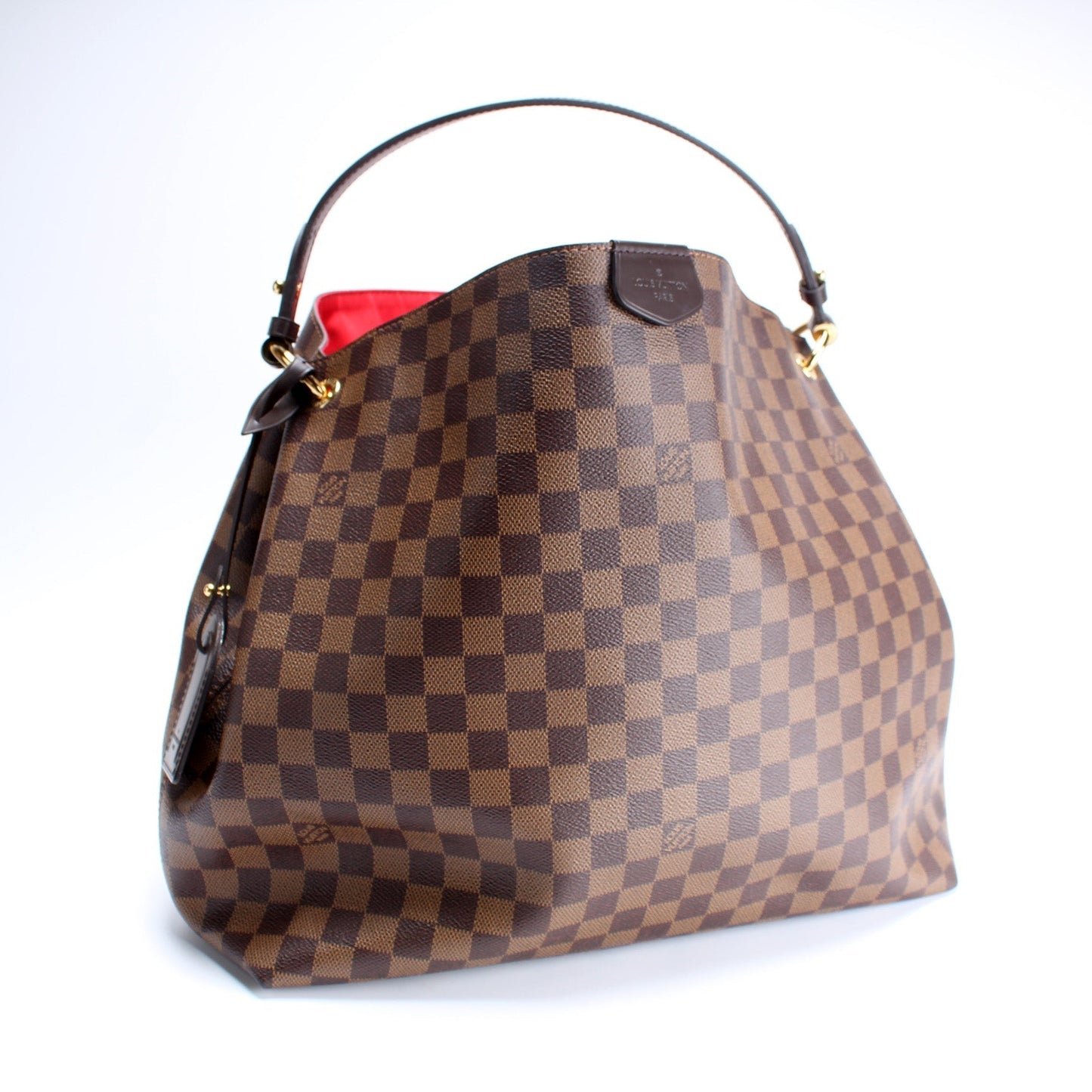 Louis Vuitton Graceful MM Ebene Damier Handbag Ebene 17
