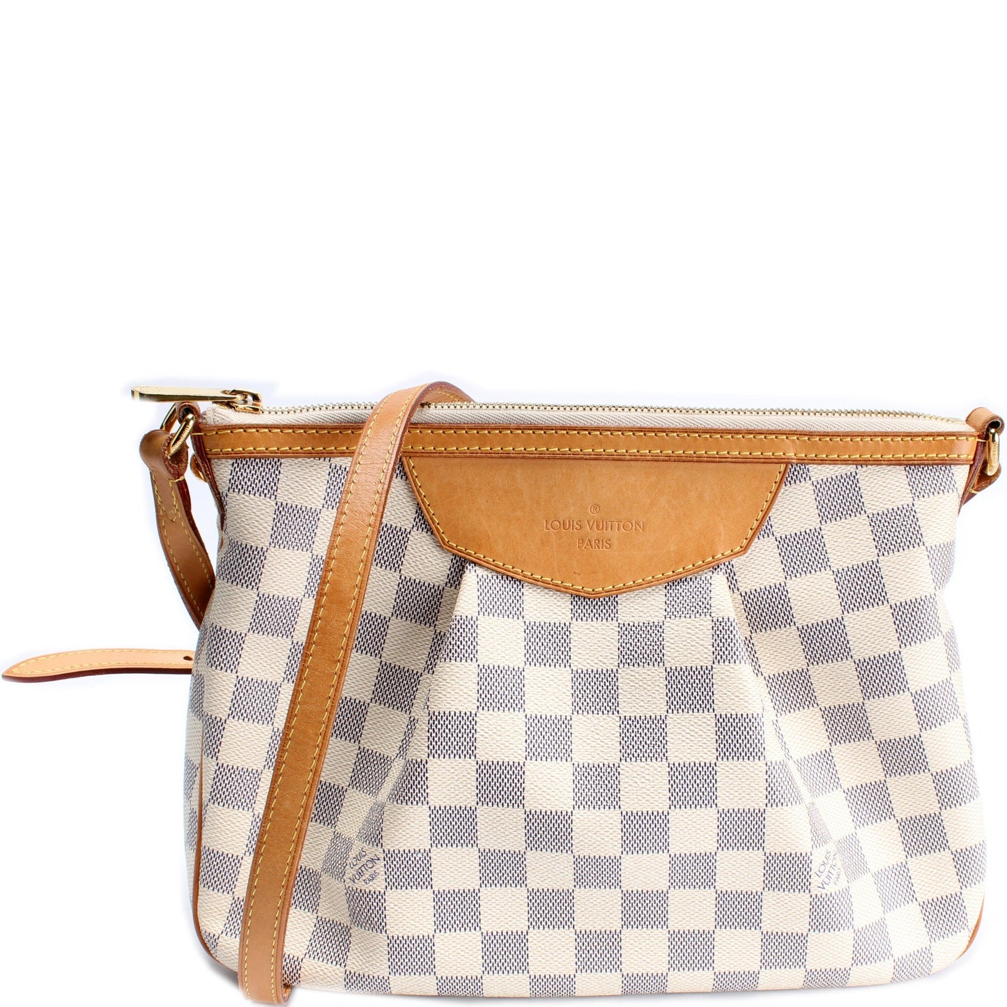 Louis Vuitton Siracusa Azur PM Damier Handbag Azur 8