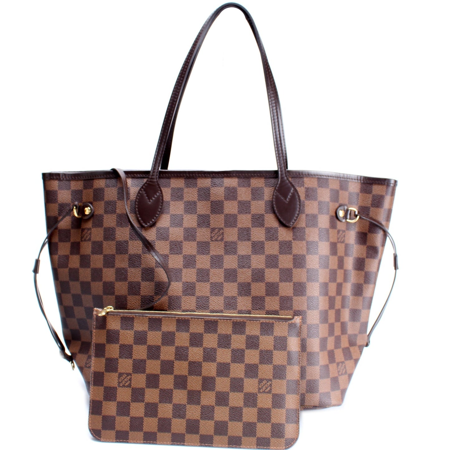 Louis Vuitton Neverfull MM w Ebene Damier Wallet Case Ebene 10