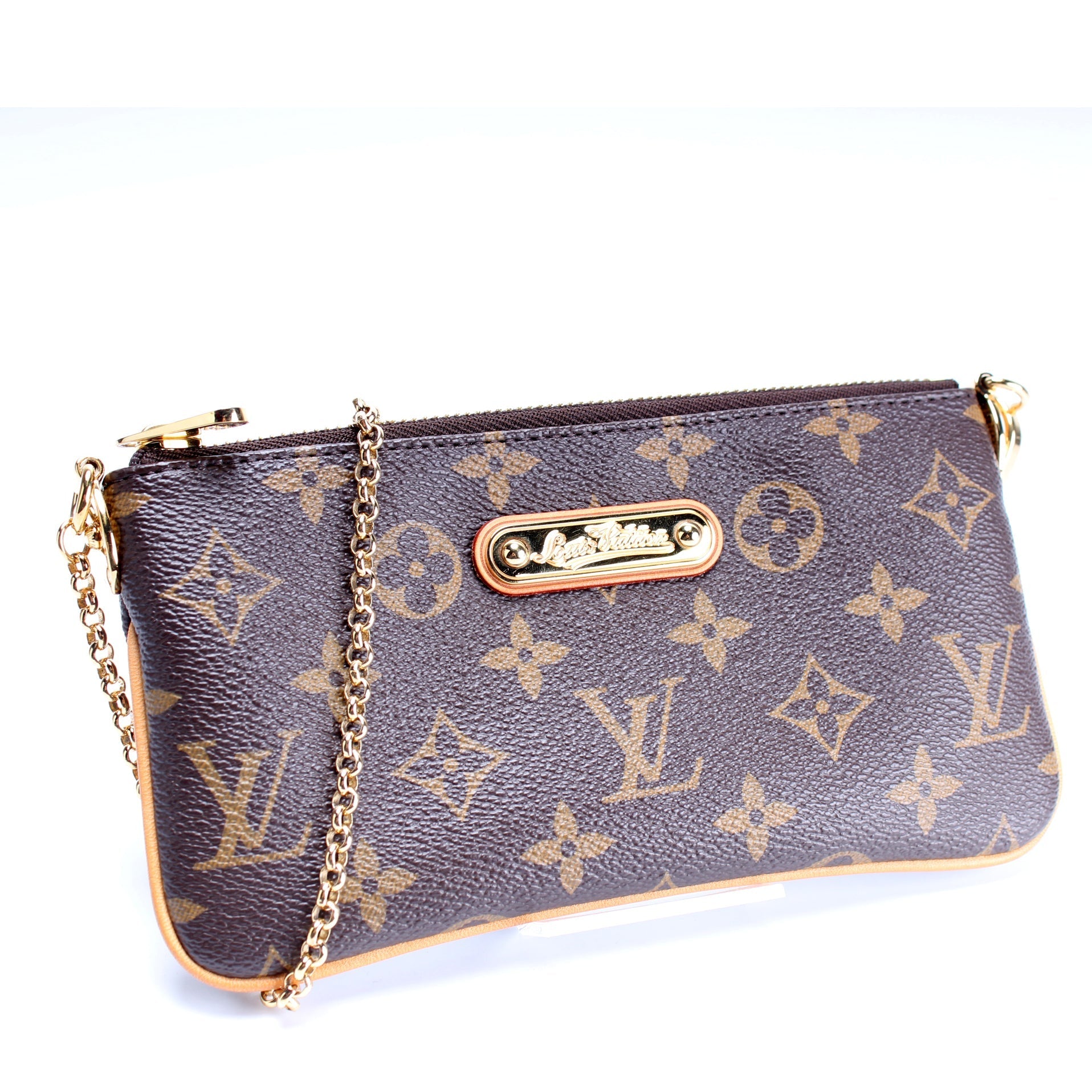 Louis Vuitton Pochette Milla MM Monogram Clutch Bag