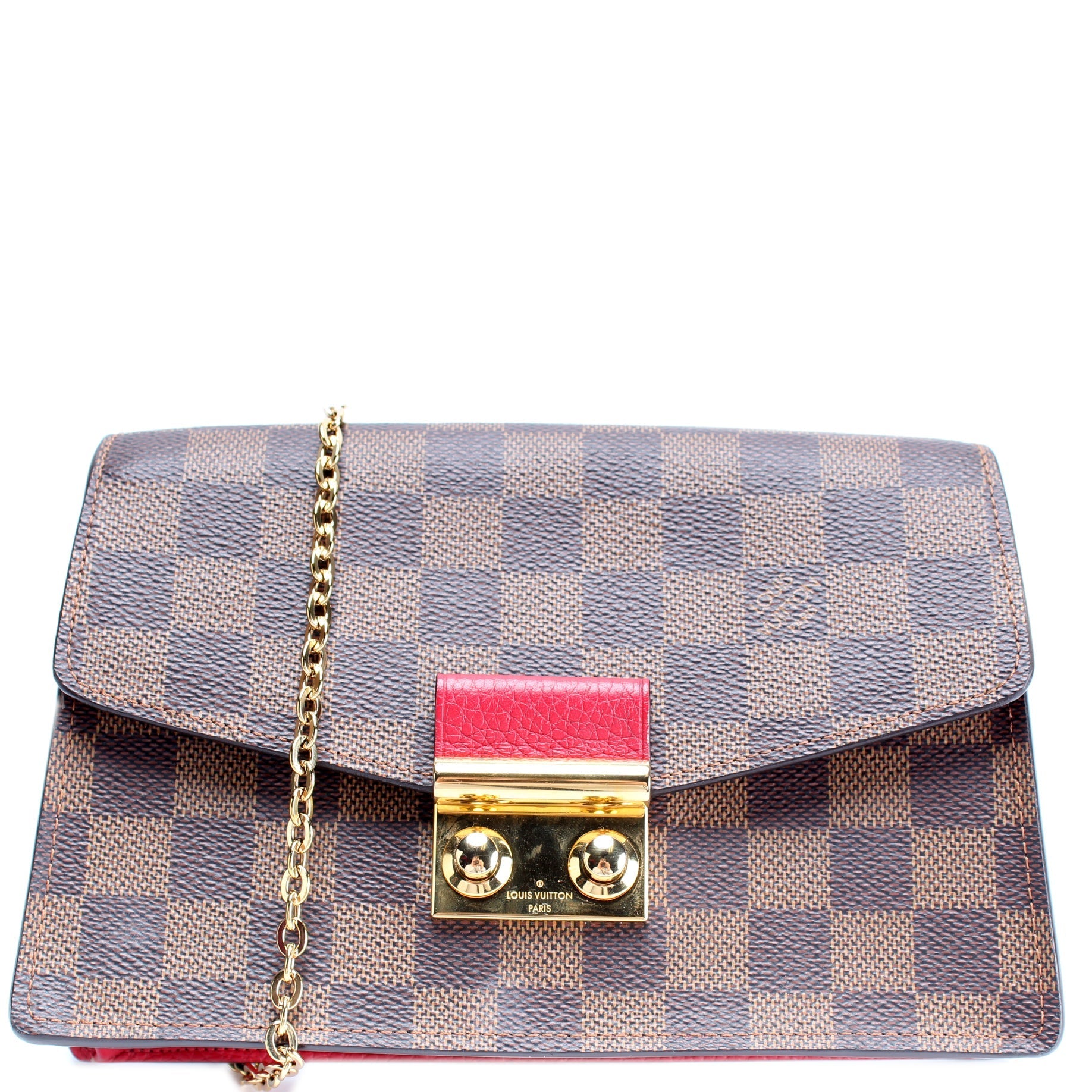 Louis Vuitton Croisette NM Ebene Damier Wallet Case
