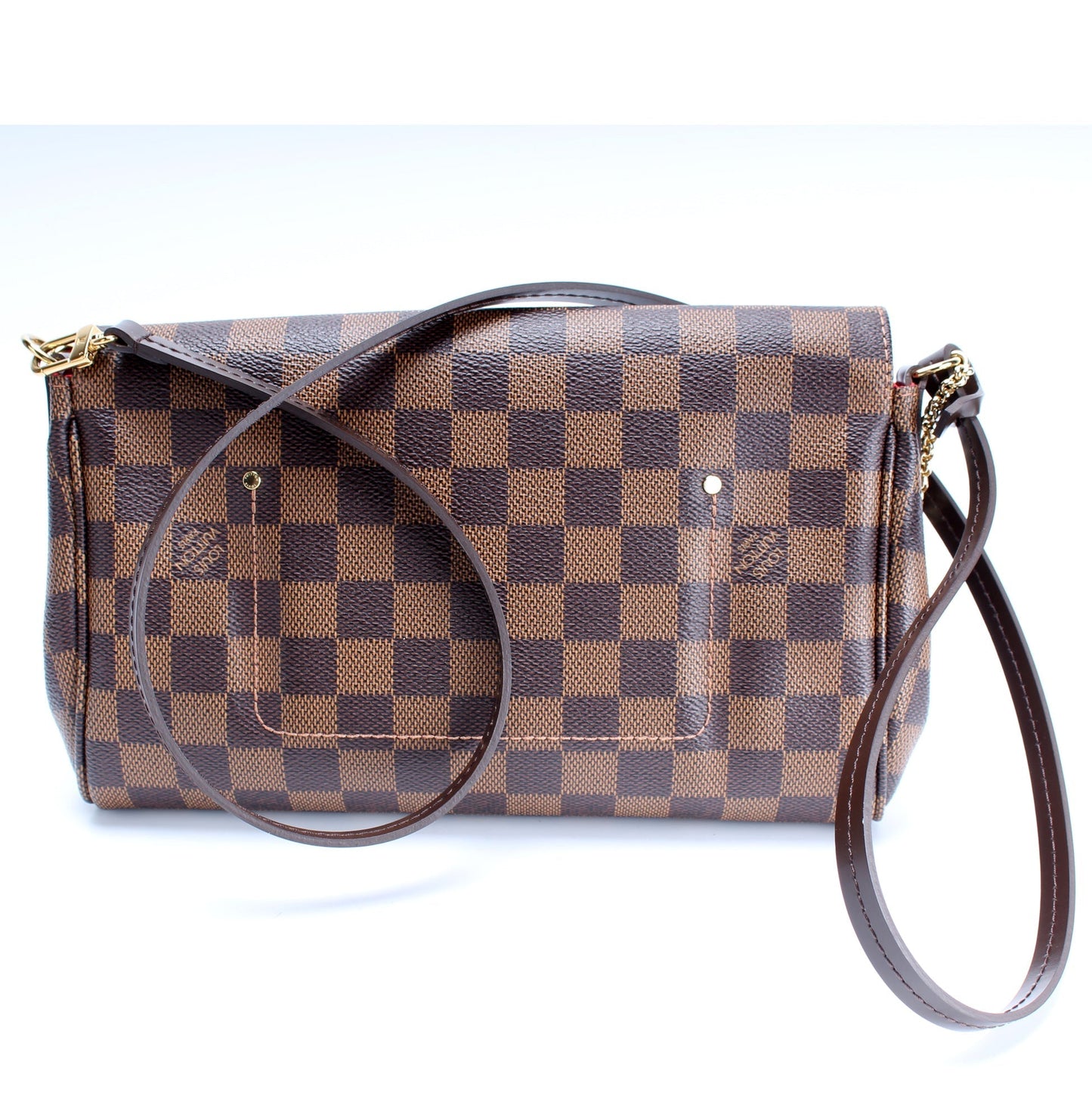 Louis Vuitton Favorite MM Ebene Damier Handbag Ebene 8