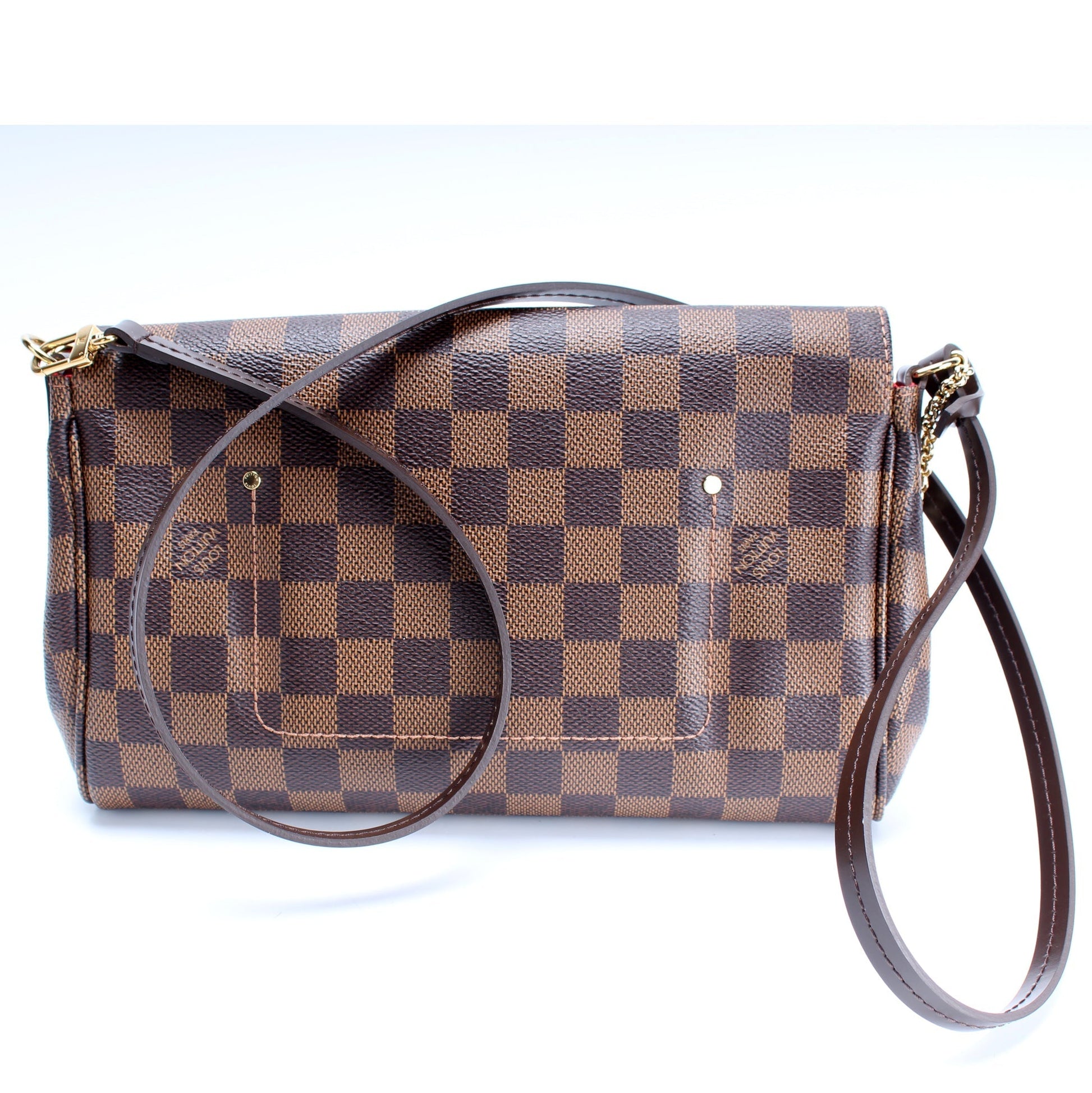 Louis Vuitton Favorite MM Ebene Damier Handbag Ebene 8