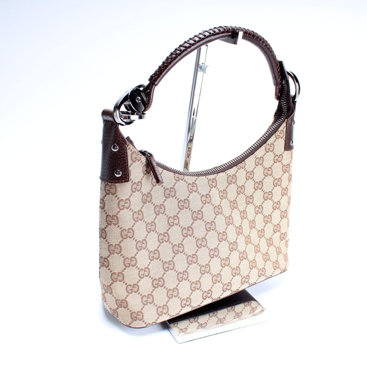 Gucci GG Classic Ring Canvas Jewelry Hobo 1