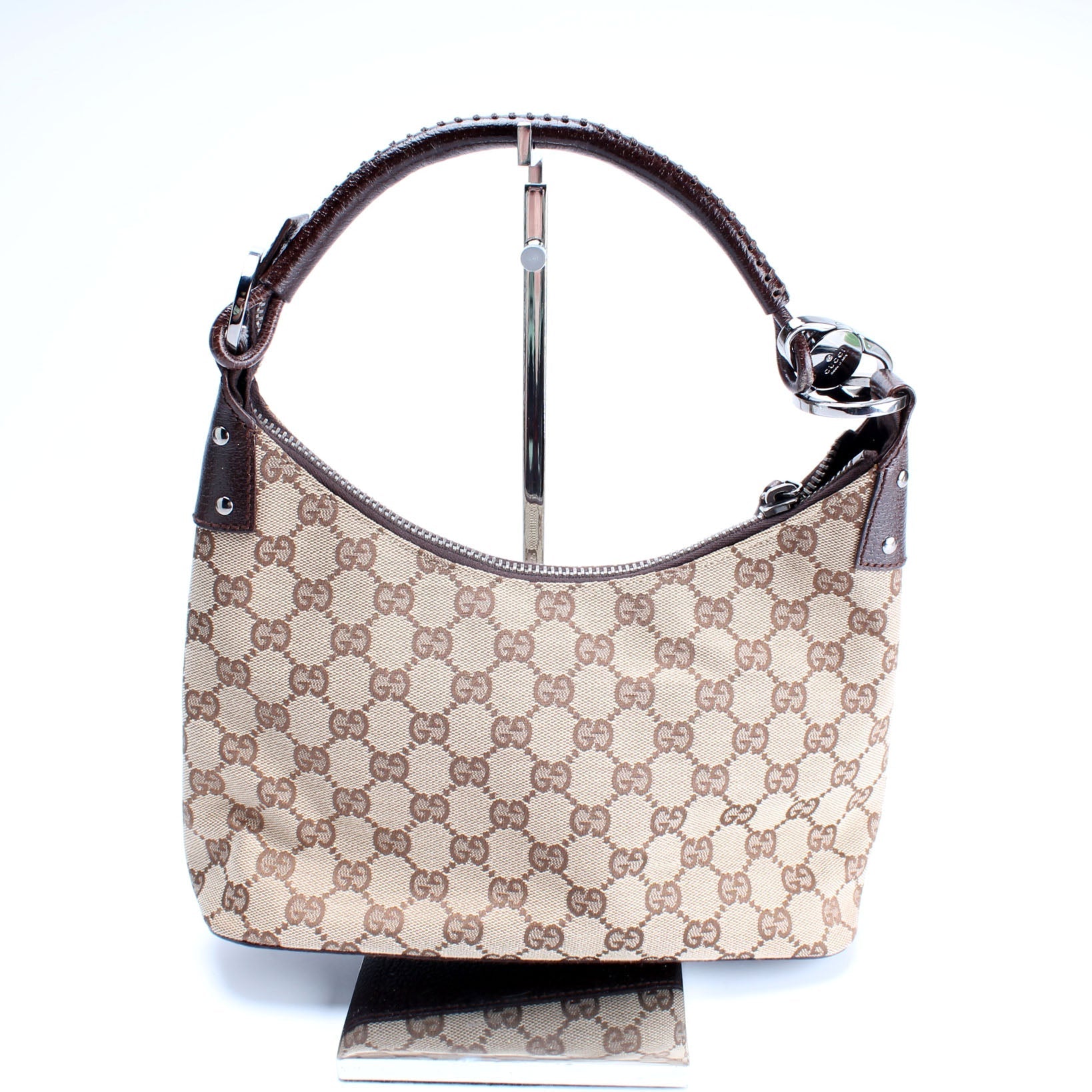 Gucci GG Classic Ring Canvas Jewelry Hobo 1