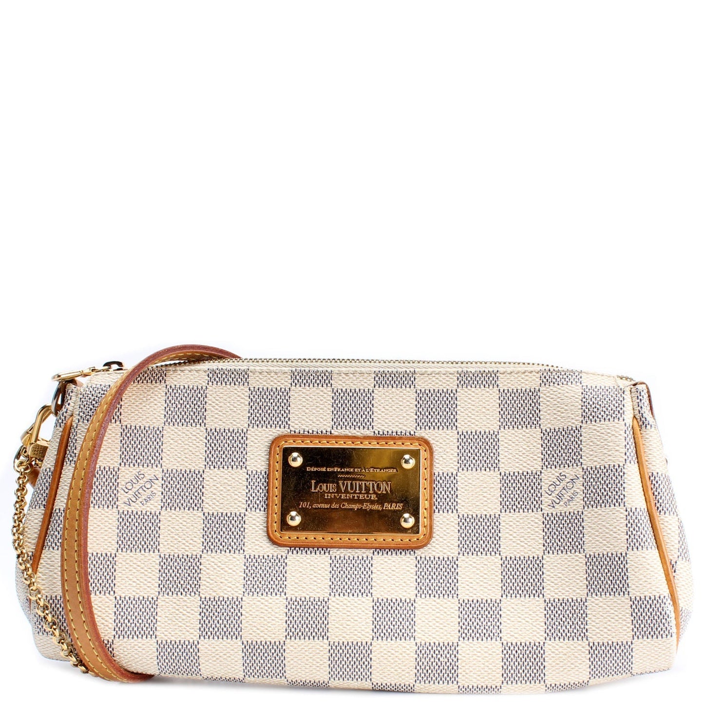 Louis Vuitton Eva Azur Damier Clutch Bag Azur 17