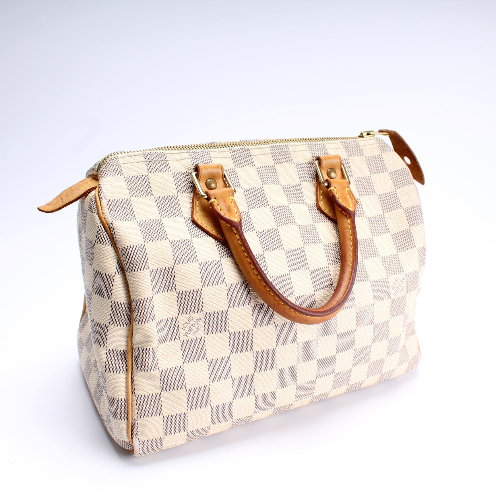 Louis Vuitton Speedy 25 Azur Damier Handbag Azur 5