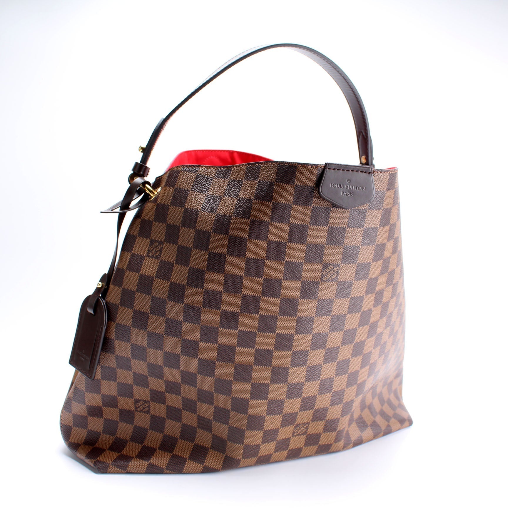 Louis Vuitton Graceful MM Ebene Damier Handbag Ebene 7