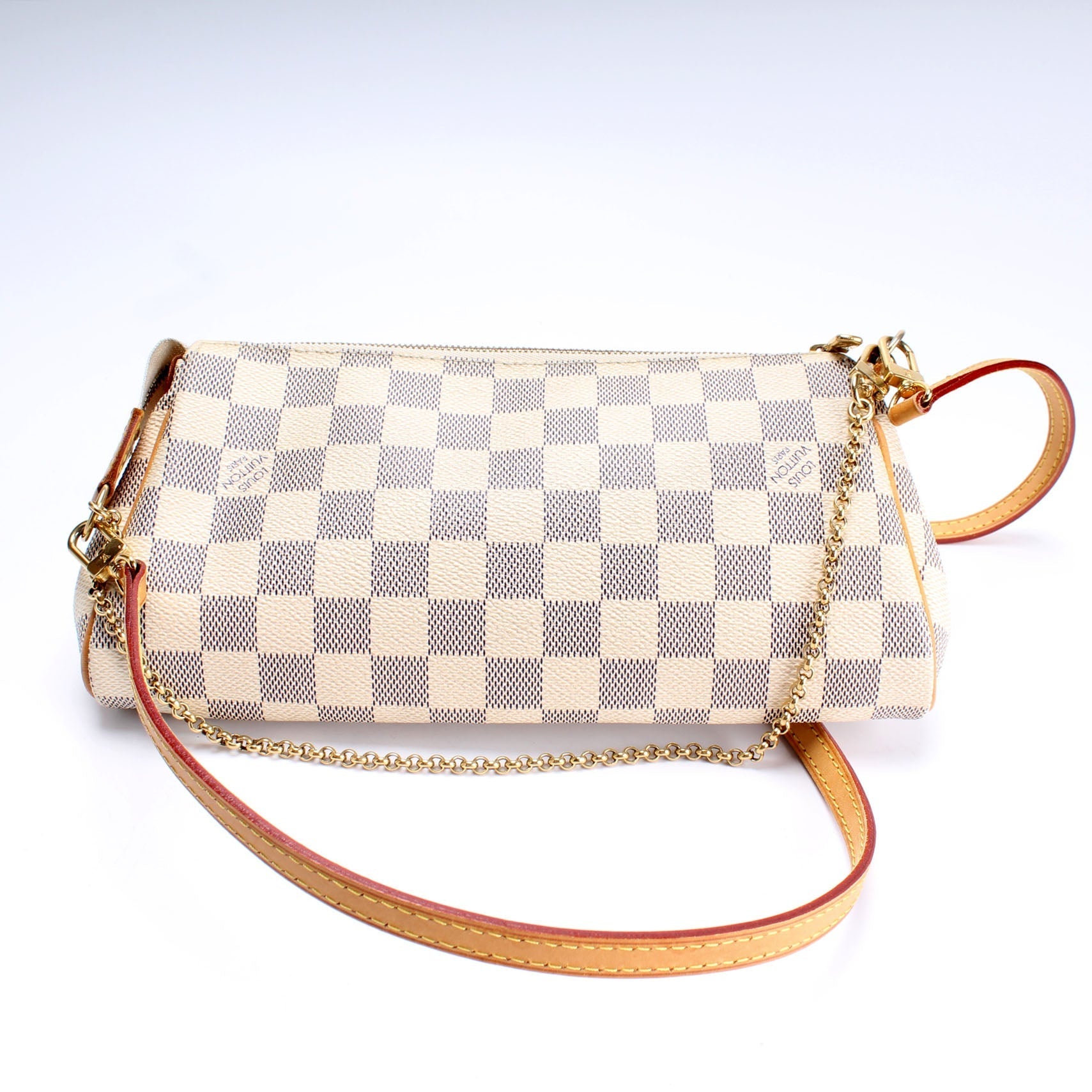 Louis Vuitton Eva Azur Damier Clutch Bag Azur 18