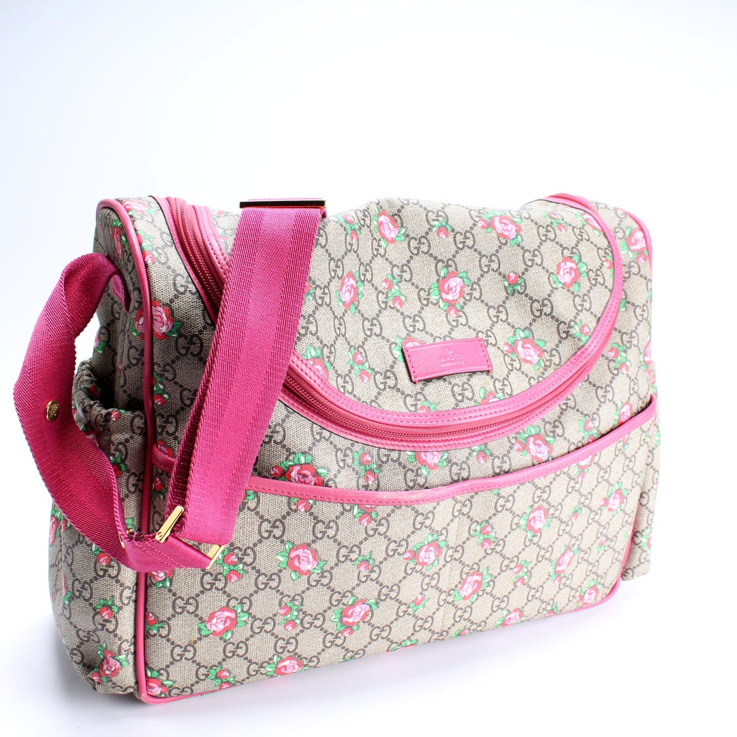 Gucci Rose Bud Diaper Travel Bag