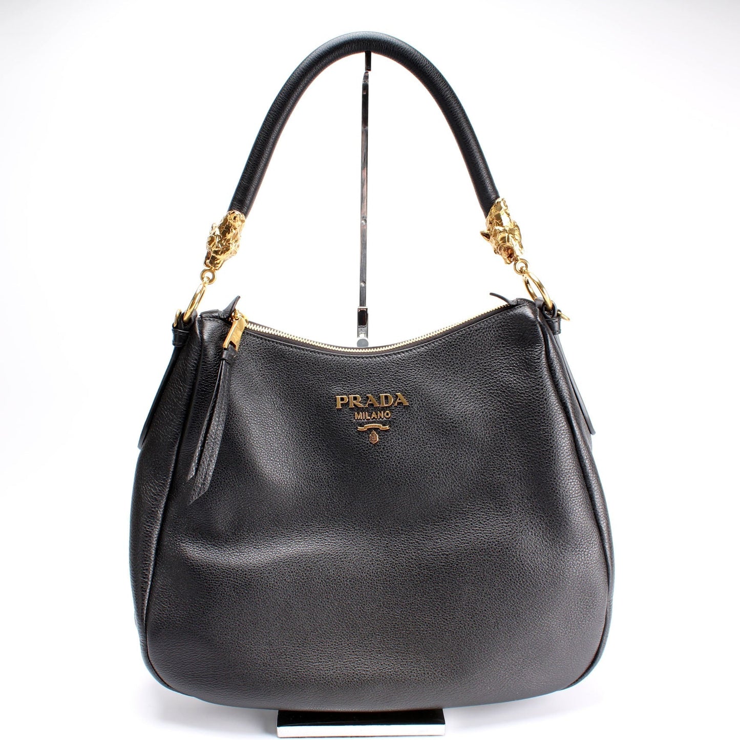 Prada Vitello Phenix Tiger Hobo Bag Travel Bag