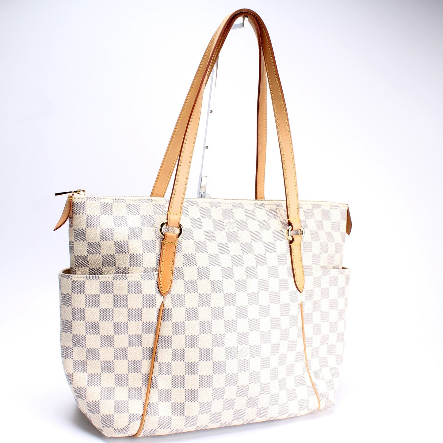 Louis Vuitton Totally Azur MM Damier Handbag Azur 7