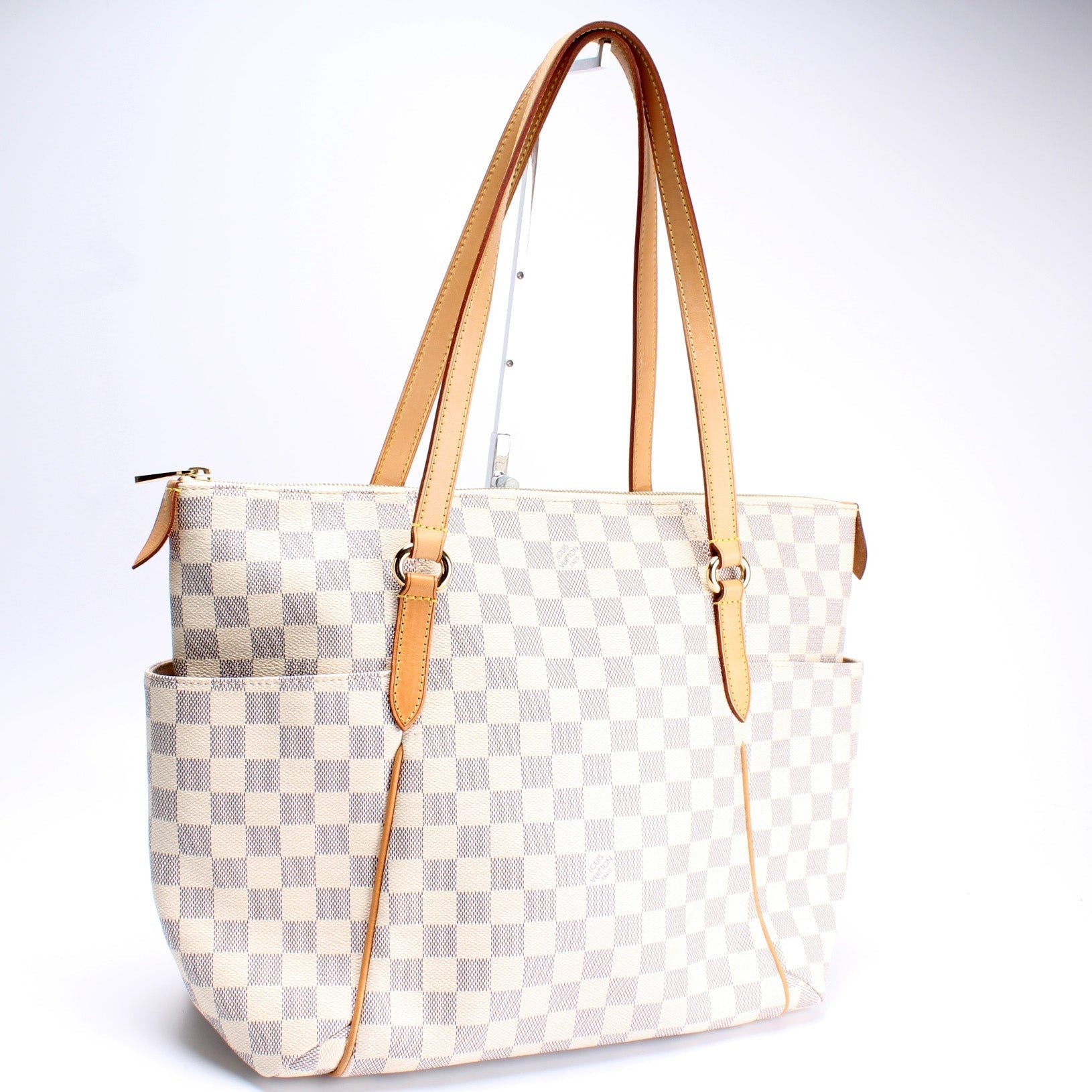 Louis Vuitton Totally Azur MM Damier Handbag Azur 7