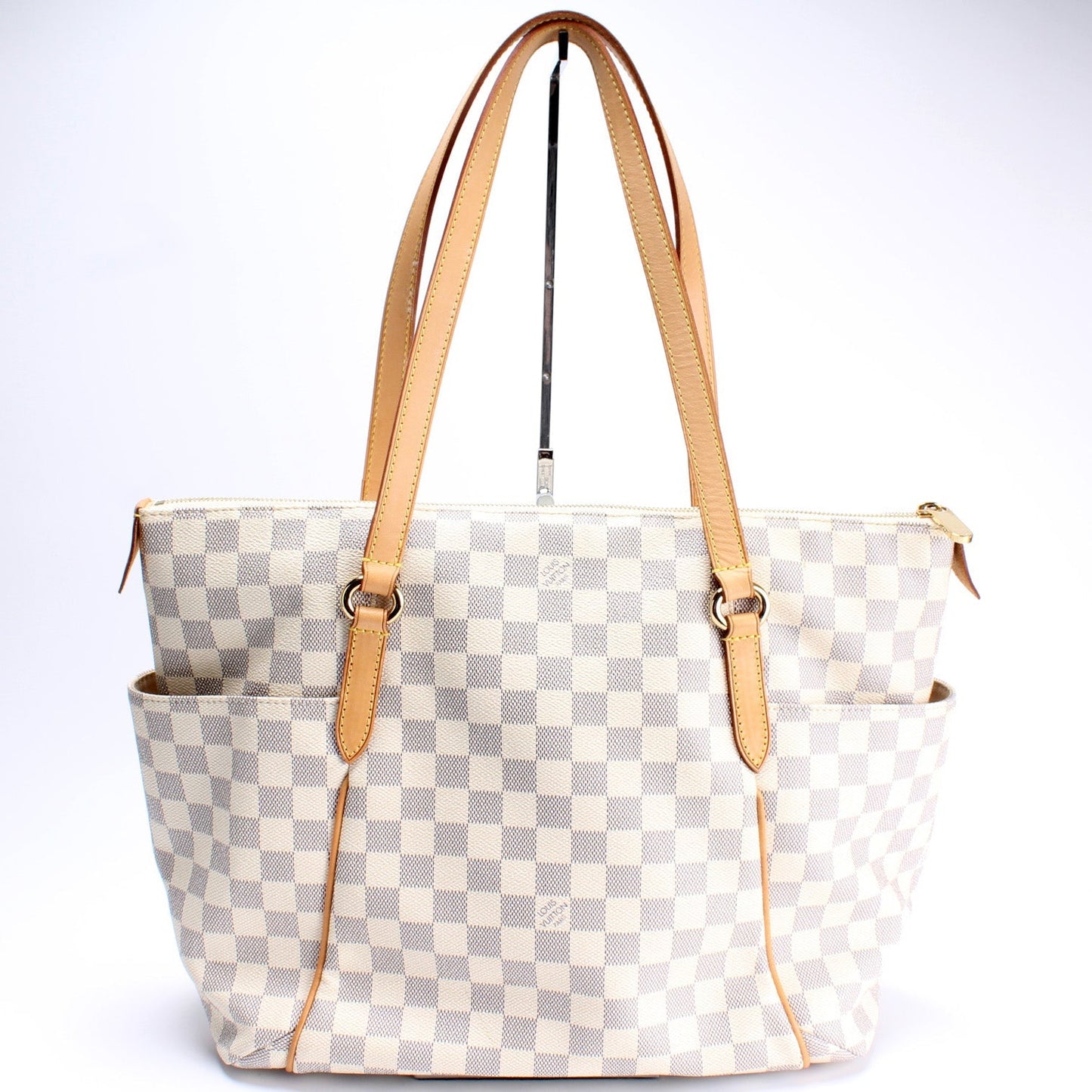 Louis Vuitton Totally Azur MM Damier Handbag Azur 7