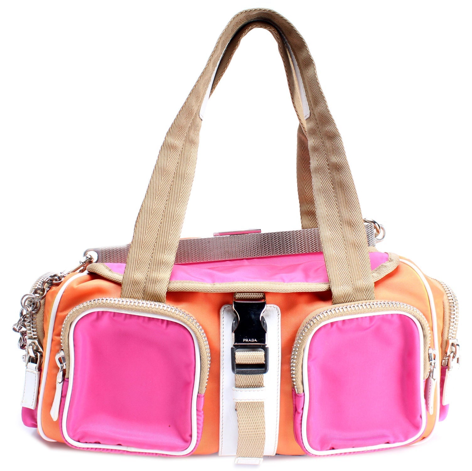 Prada Active Frame Bag Nylon Travel Bag