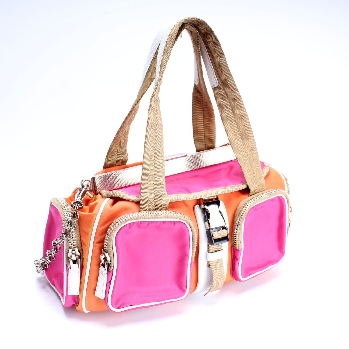 Prada Active Frame Bag Nylon Travel Bag