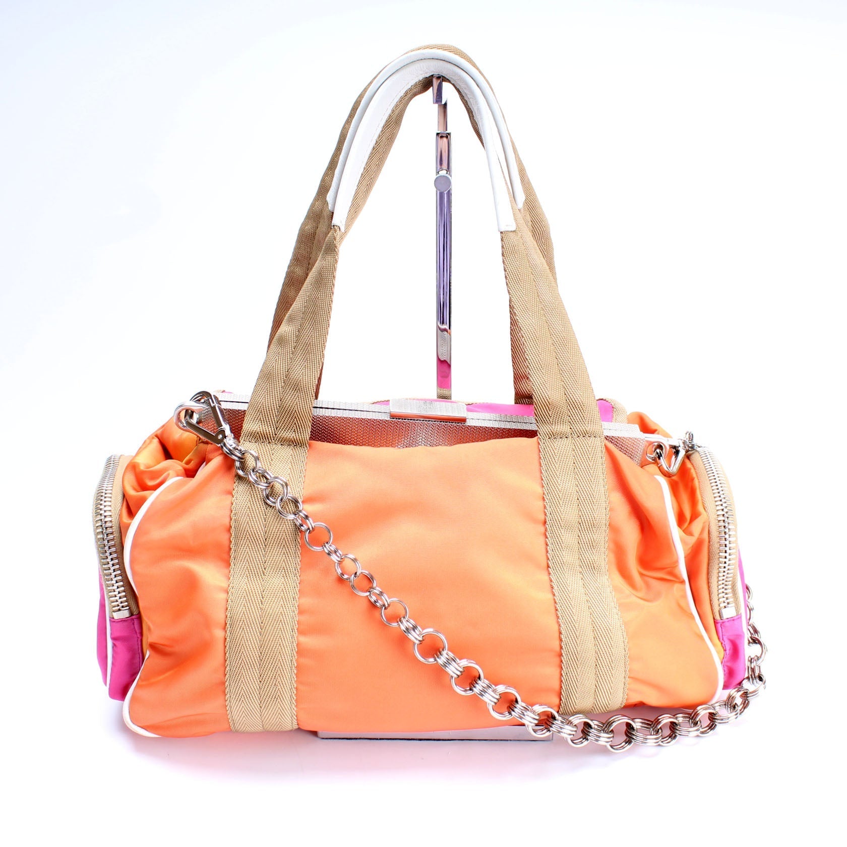 Prada Active Frame Bag Nylon Travel Bag