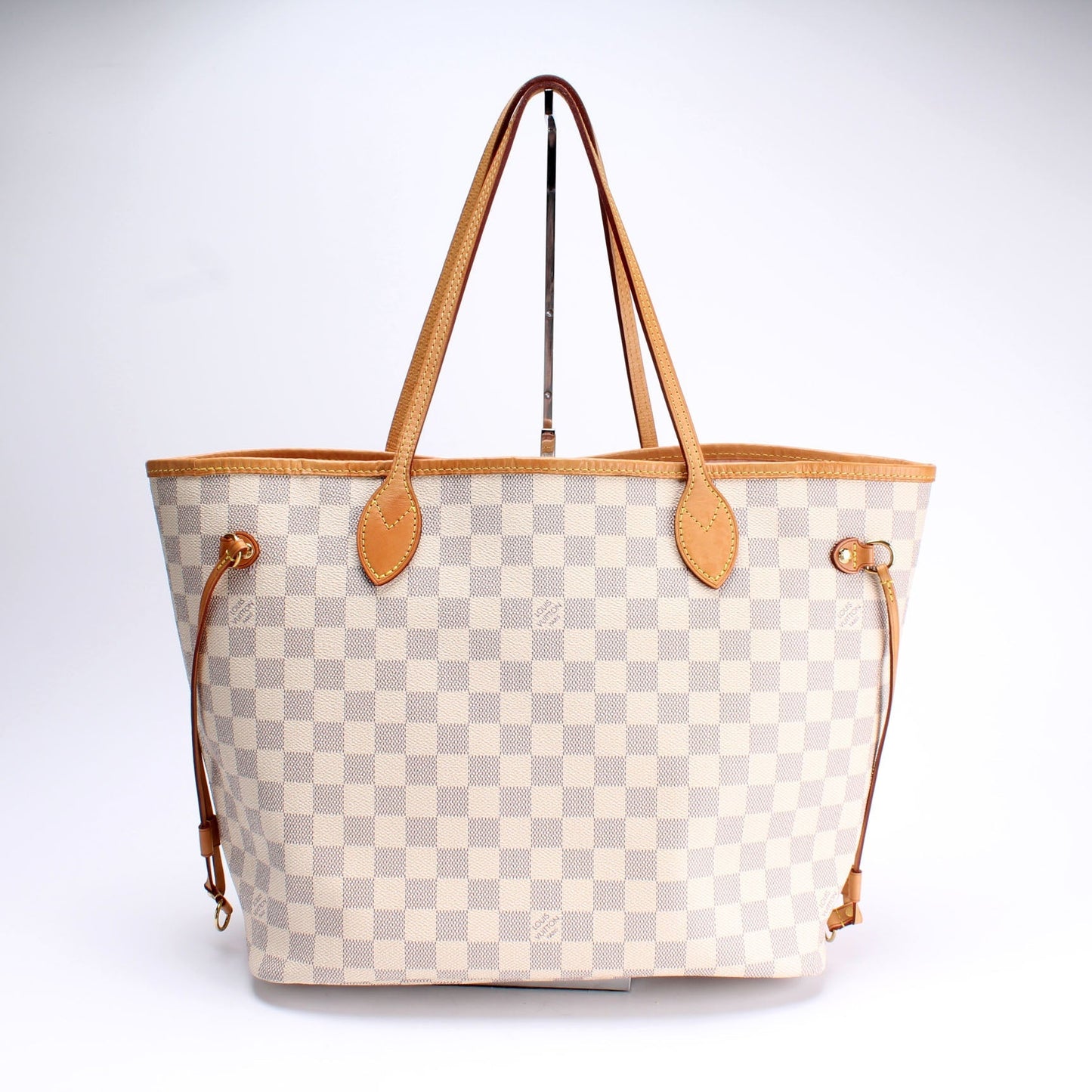 Louis Vuitton Neverfull W MM Azur Damier Wallet Case Azur 4