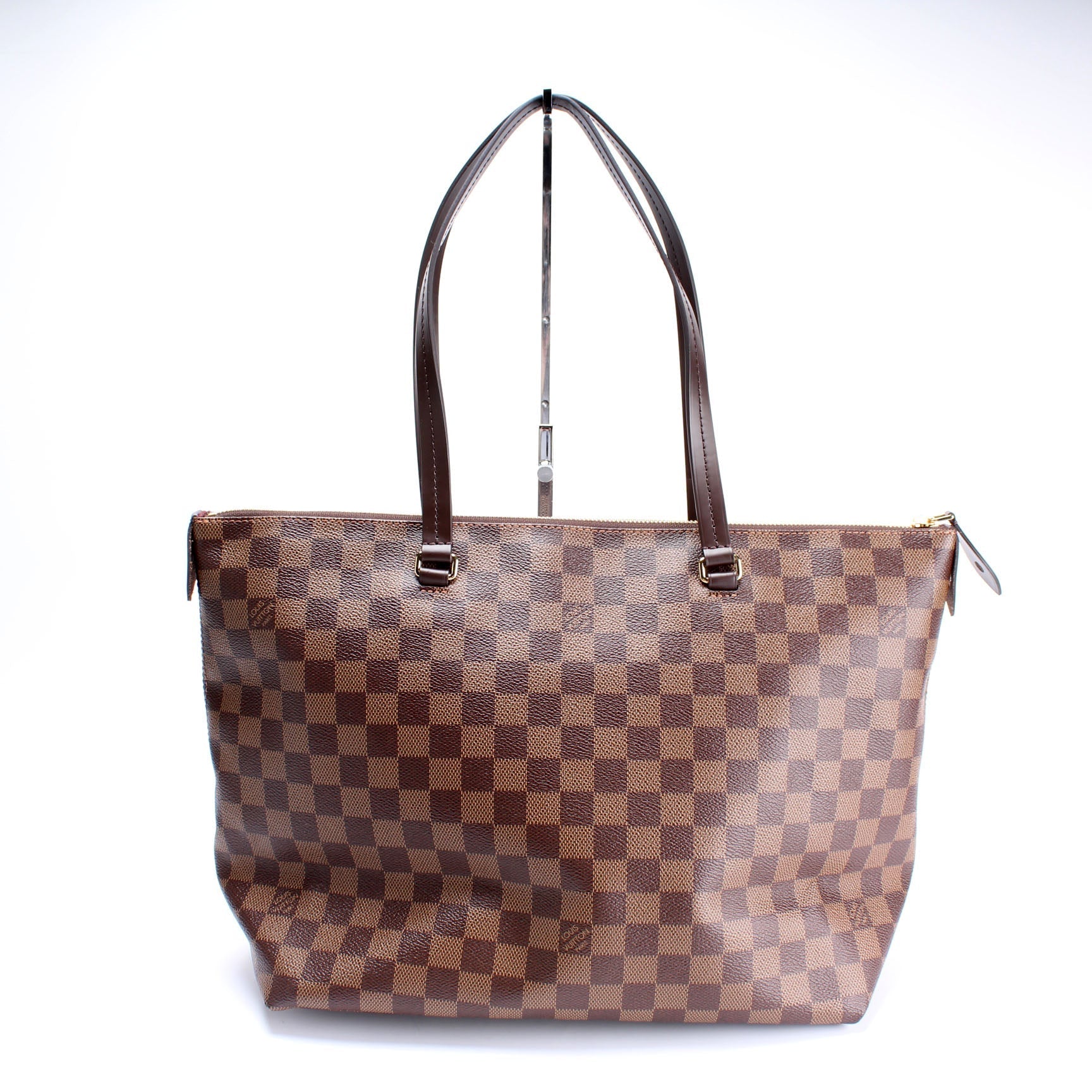 Louis Vuitton Iena MM Ebene Damier Handbag Ebene 12