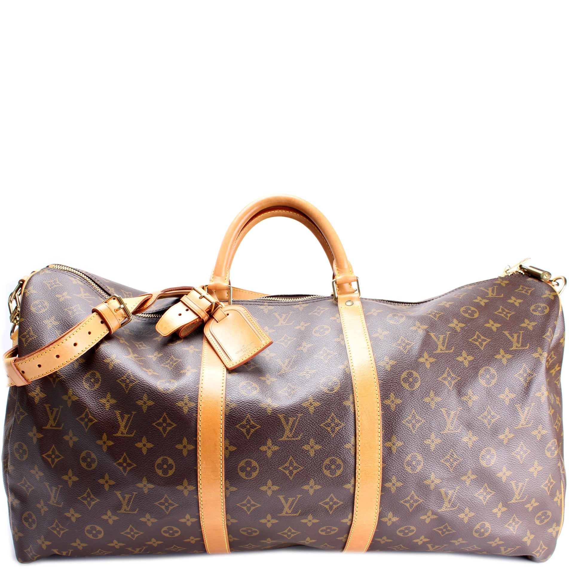 Louis Vuitton Keepall 60 Bandouliere Monogram Travel Bag Monogram 41
