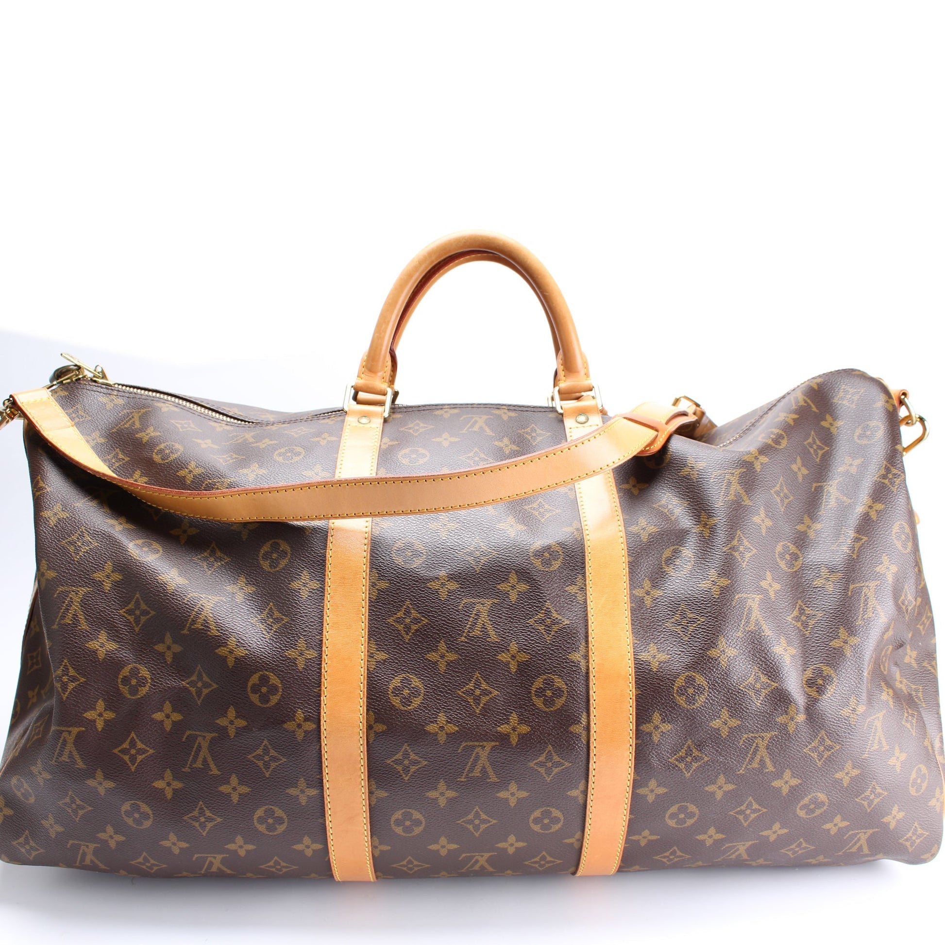 Louis Vuitton Keepall 60 Bandouliere Monogram Travel Bag Monogram 41