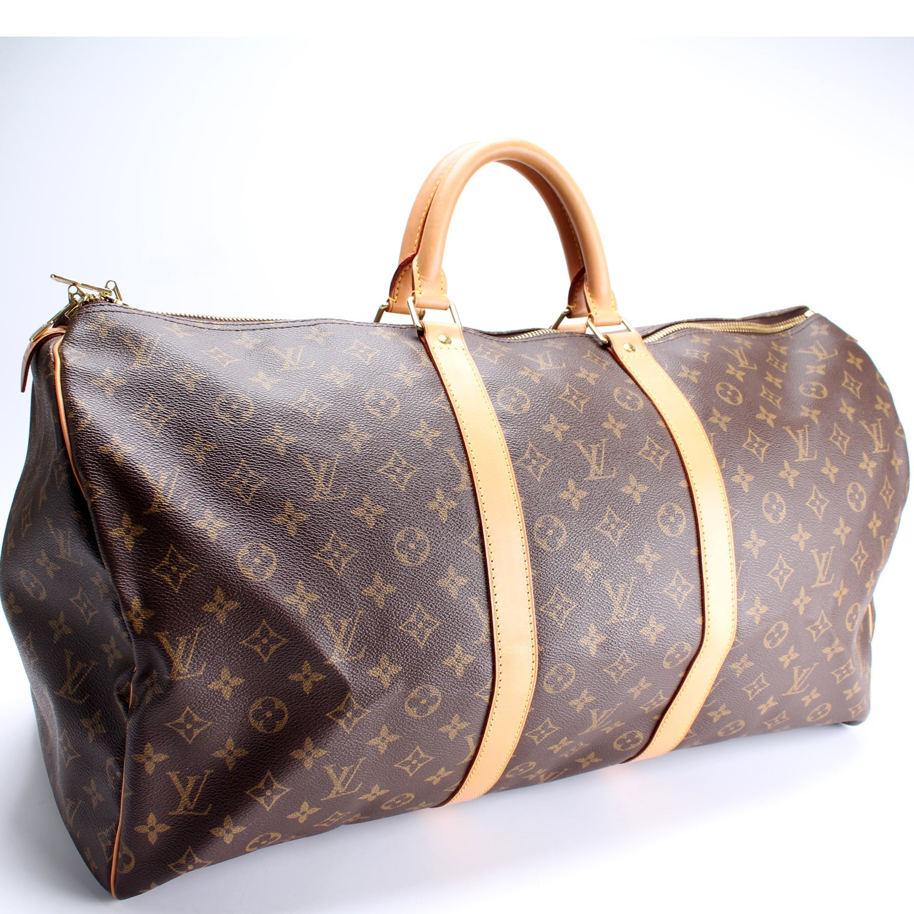Louis Vuitton Keepall 55 Monogram Travel Bag Monogram 13