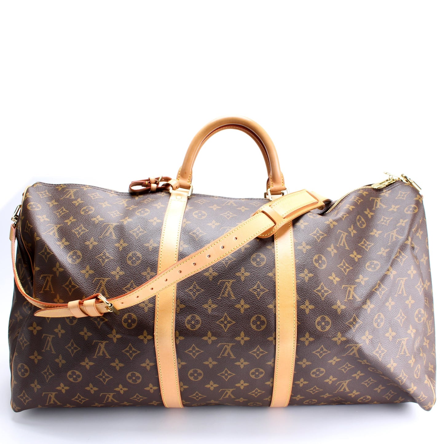 Louis Vuitton Keepall 60 Bandouliere Monogram Travel Bag Monogram 36