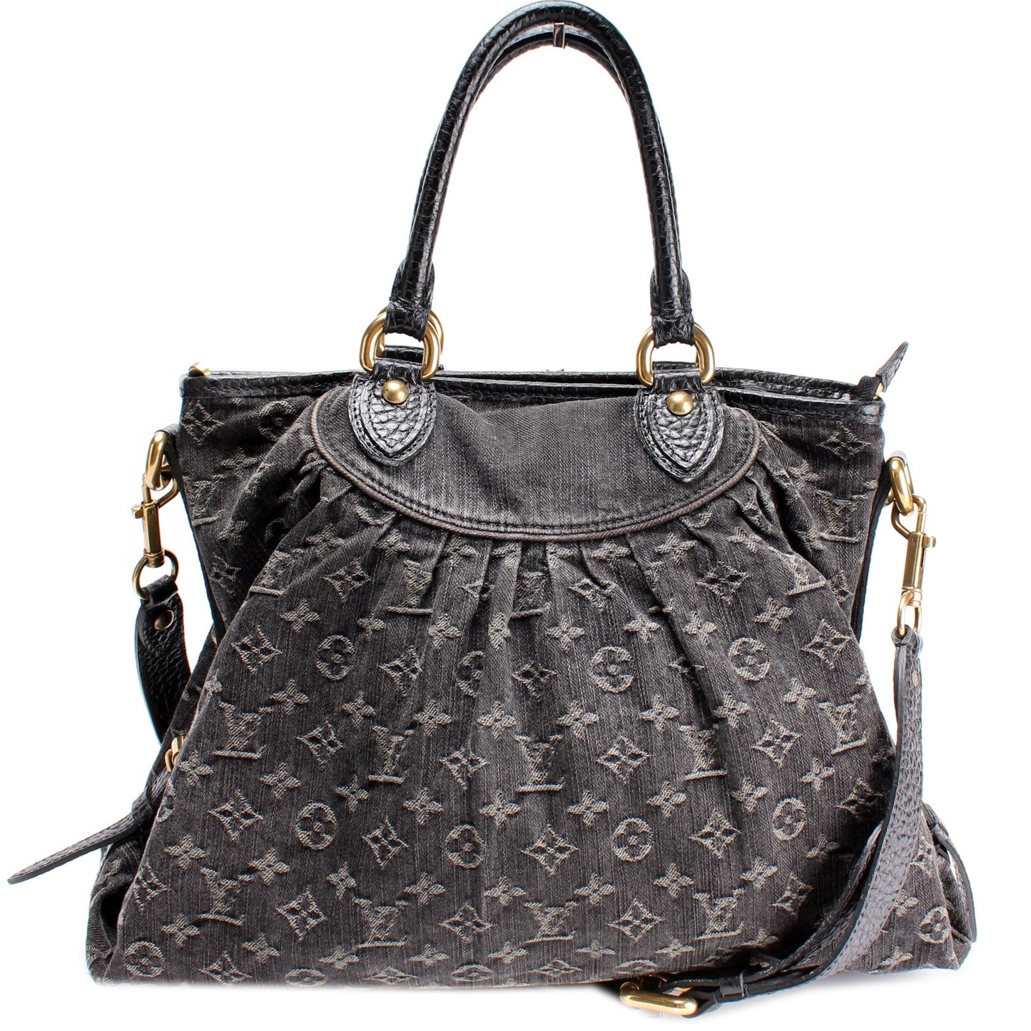 Louis Vuitton Neo Cabby MM Denim Handbag