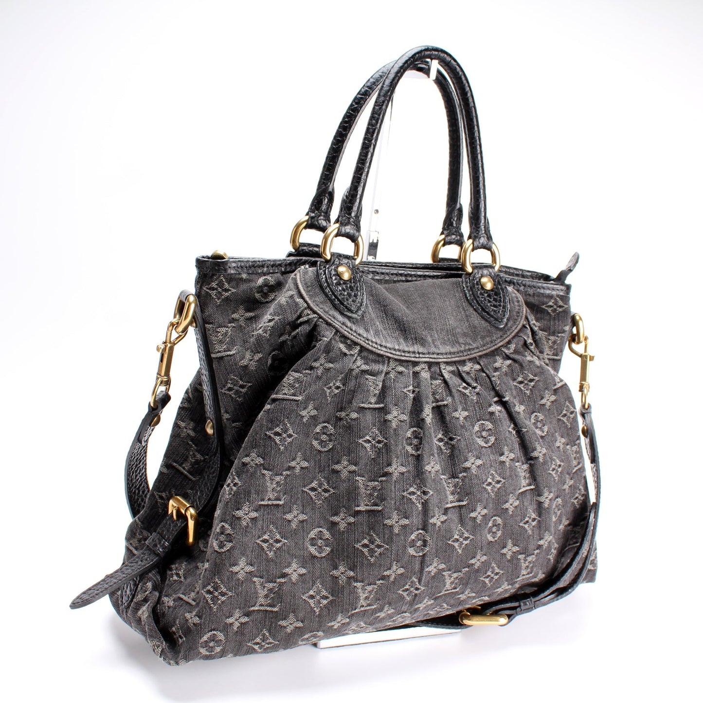 Louis Vuitton Neo Cabby MM Denim Handbag