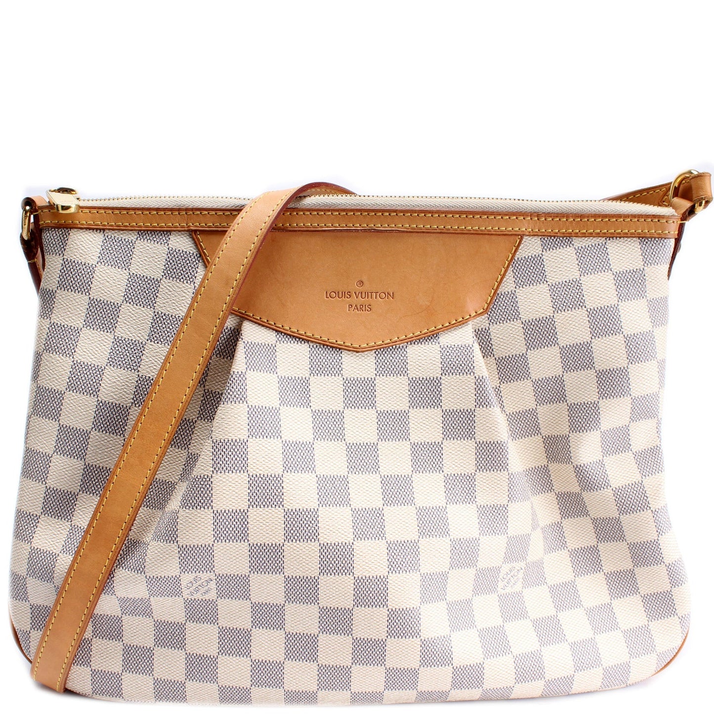 Louis Vuitton Siracusa Azur MM Damier Handbag Azur 1