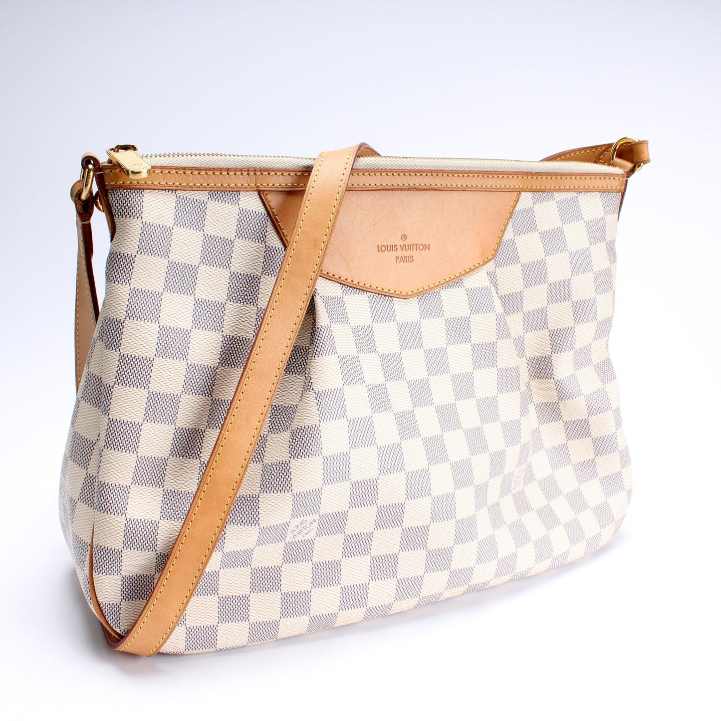 Louis Vuitton Siracusa Azur MM Damier Handbag Azur 1