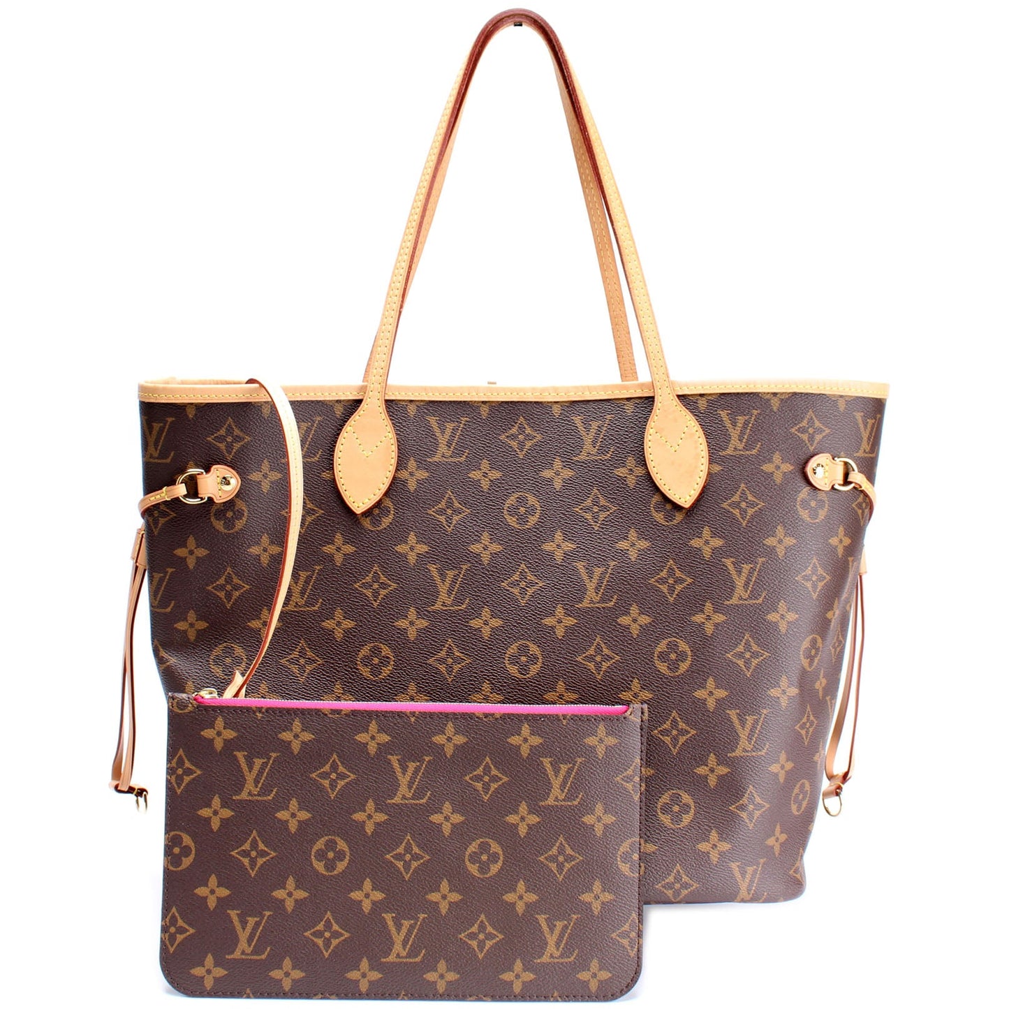 Louis Vuitton Neverfull MM W Monogram Wallet Case Monogram 15