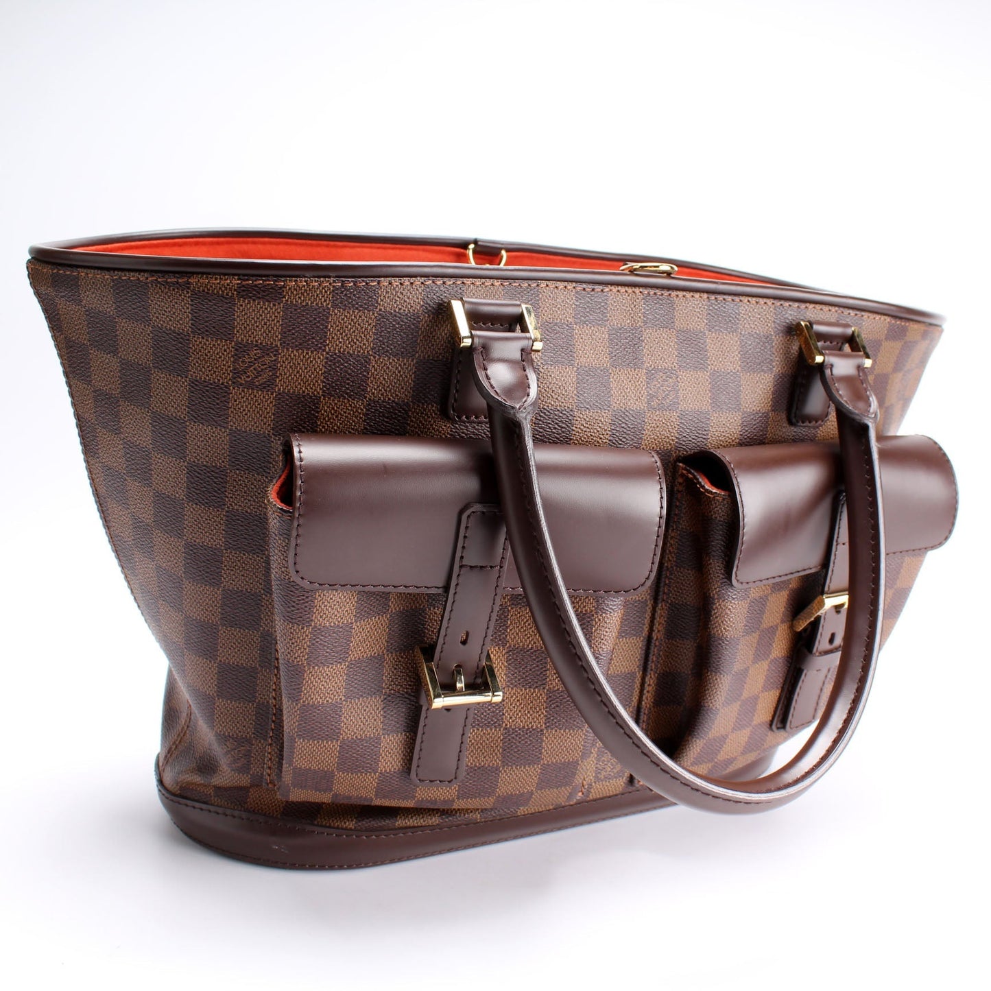 Louis Vuitton Manosque GM Ebene Damier Handbag Ebene 2