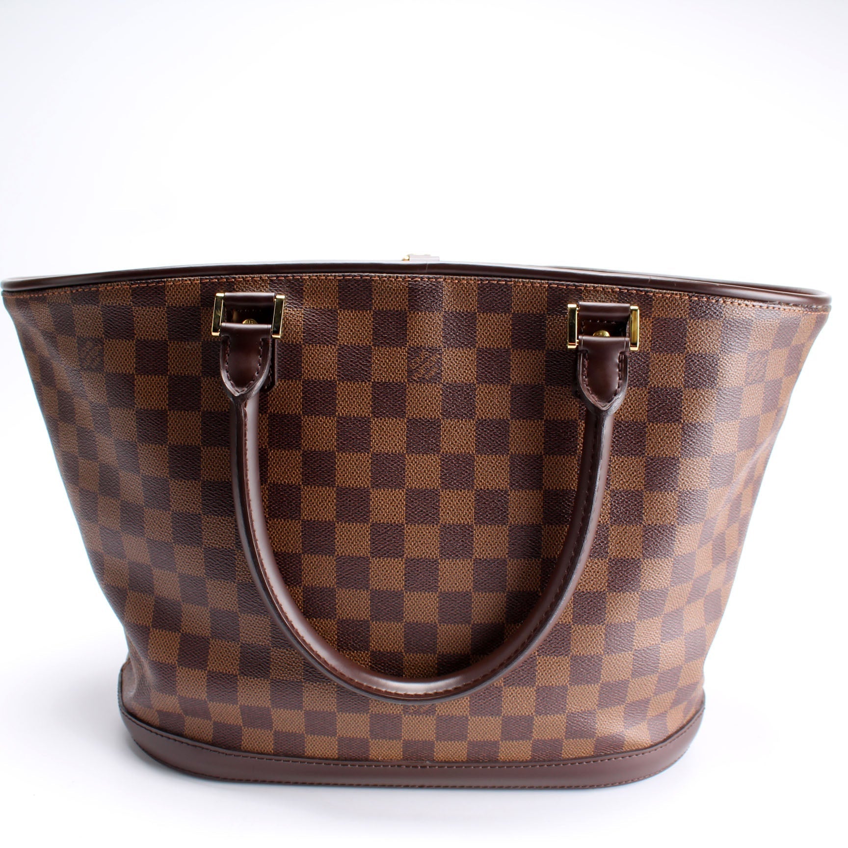 Louis Vuitton Manosque GM Ebene Damier Handbag Ebene 2