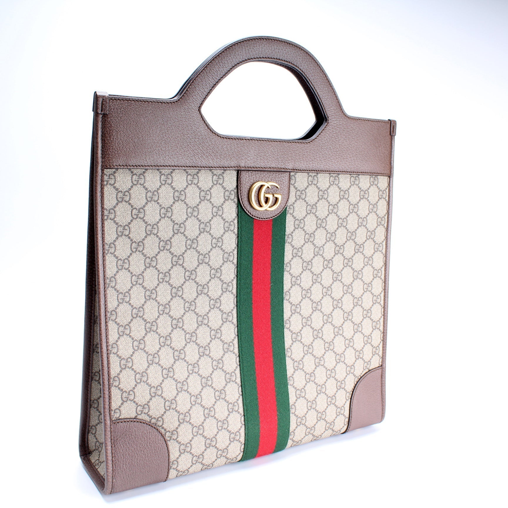 Gucci GG Supreme Ophidia Top Handle Tote Bag