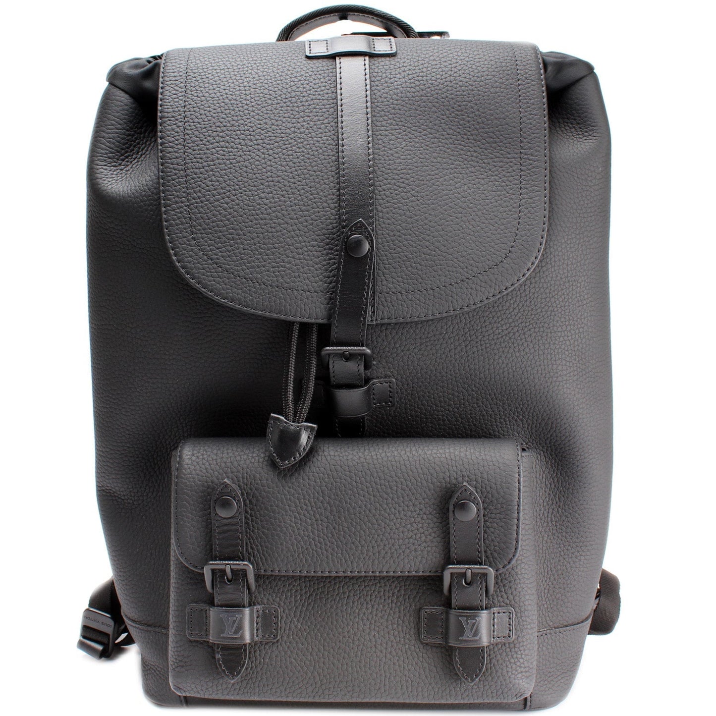 Louis Vuitton Christopher Slim Backpack Taurillon Leather