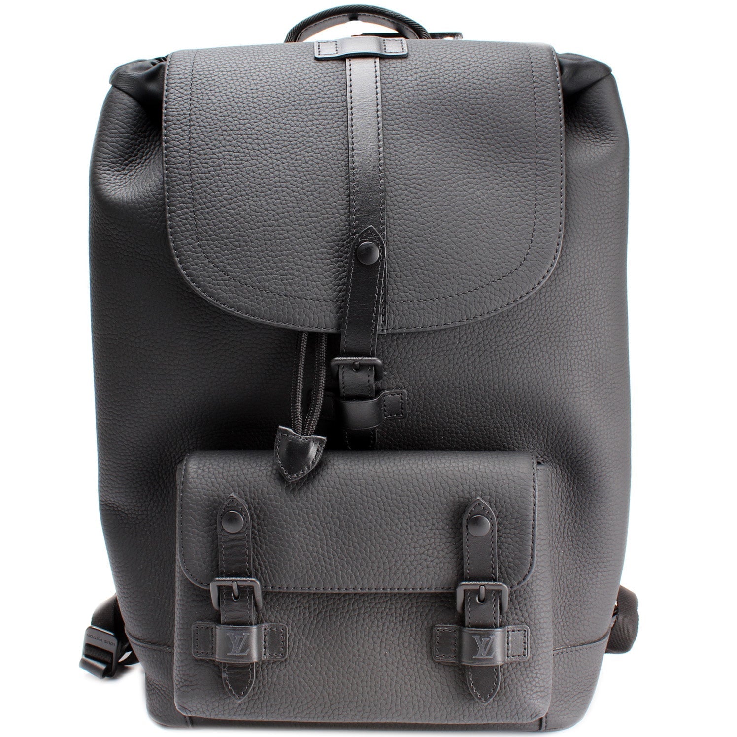 Louis Vuitton Christopher Slim Backpack Taurillon Leather