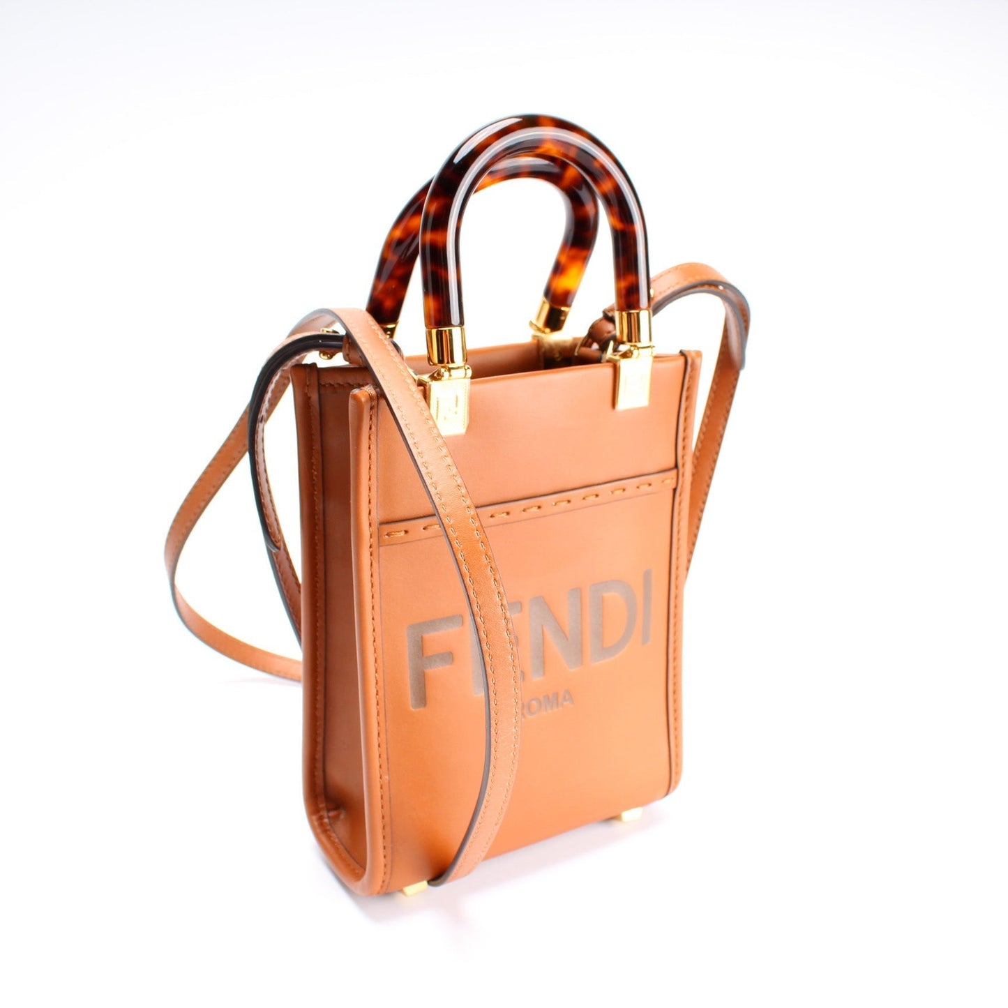 Fendi 8Bs051 Sunshine Shopper Bag Mini Travel Bag