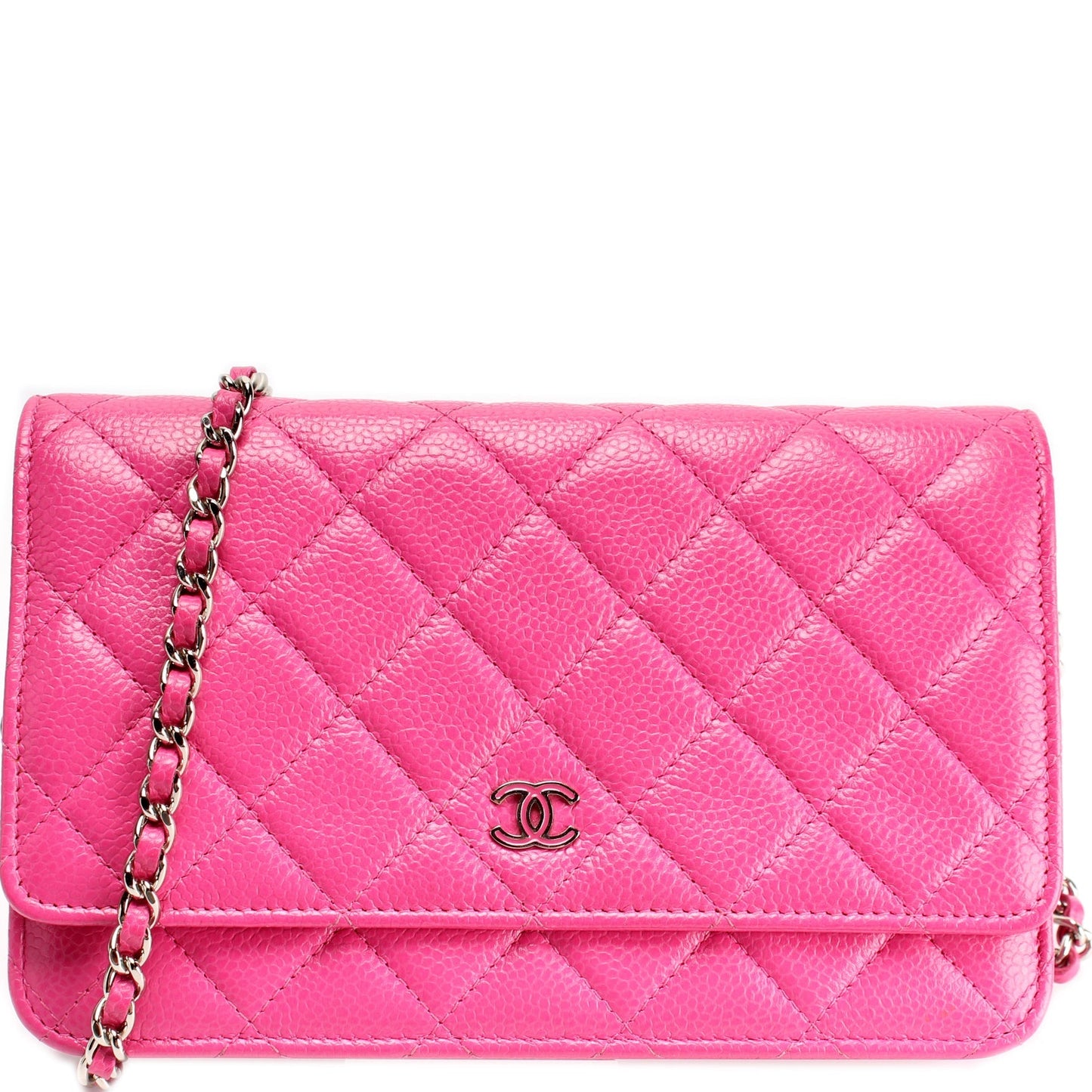 Chanel WOC Classic Quilted Caviar 21M Clutch Bag
