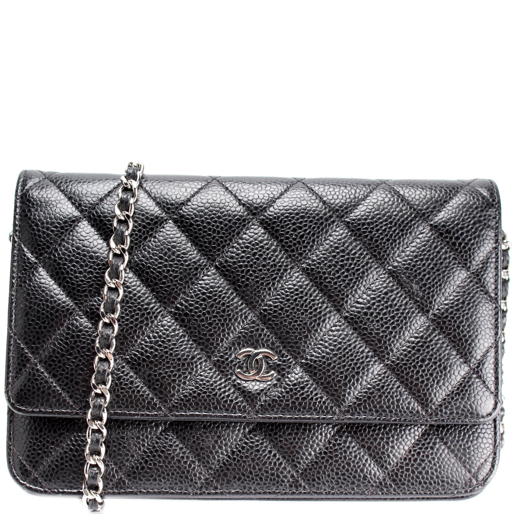 Chanel WOC Classic Quilted Caviar 24M Clutch Bag Caviar 24M