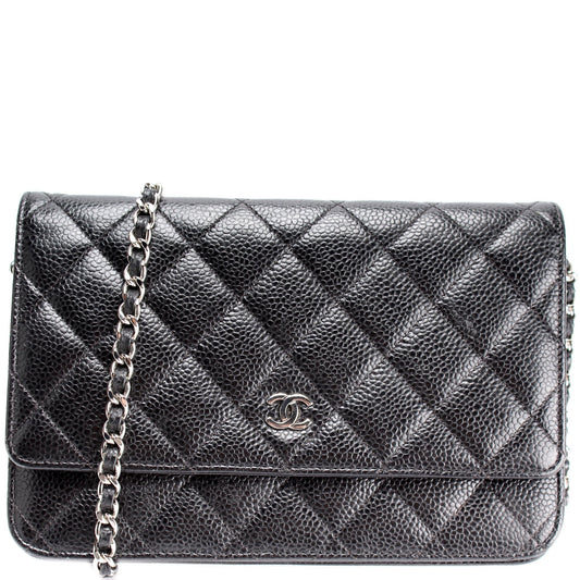 Chanel WOC Classic Quilted Caviar 24M Clutch Bag Caviar 24M